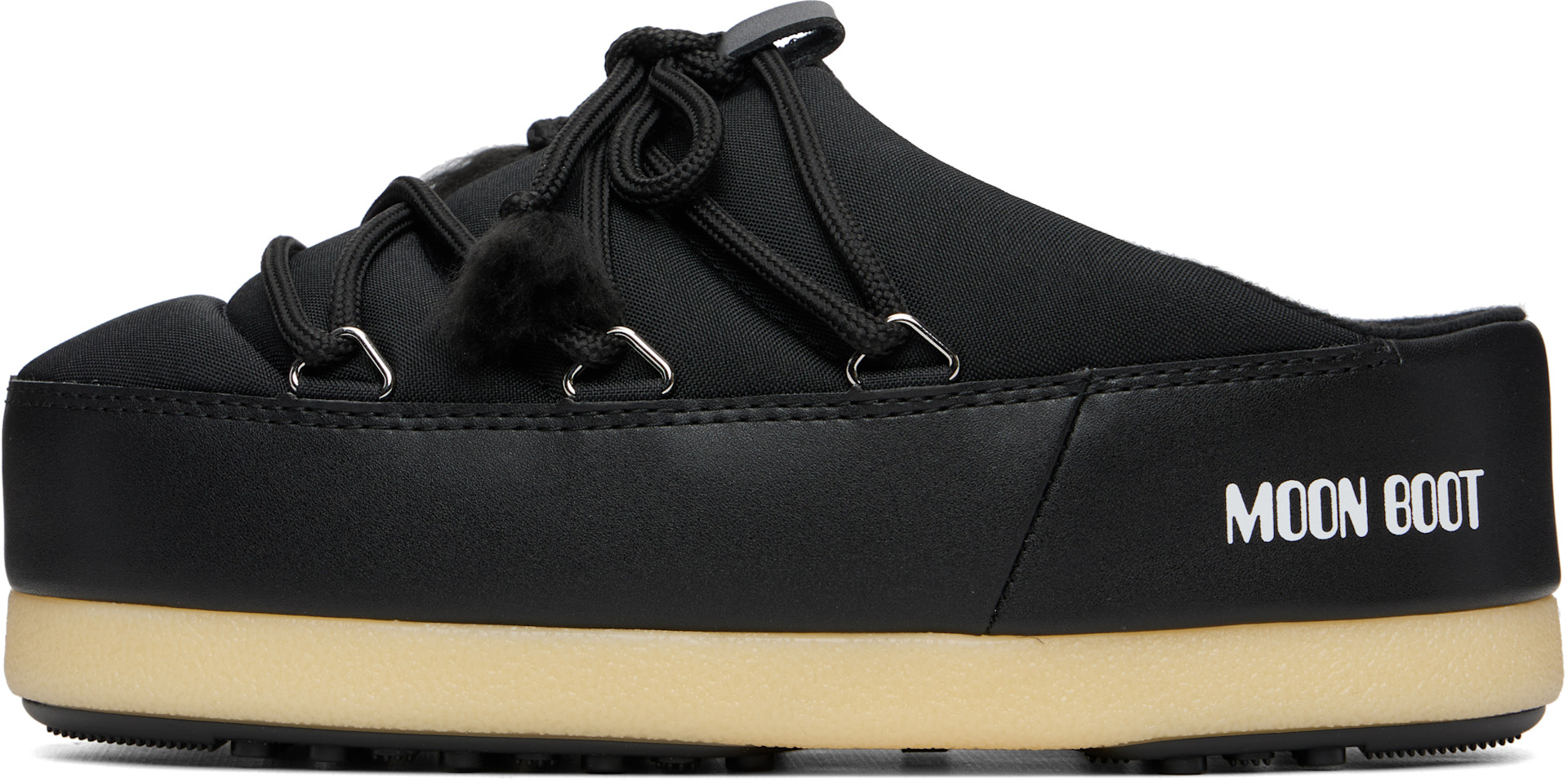 Moon Boot - Flâneurs de style mule EVX noirs en nylon