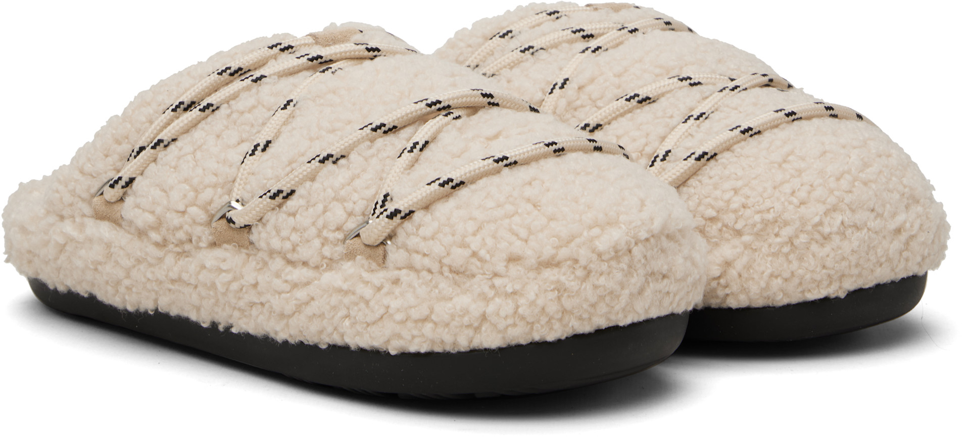 Moon Boot - Pink Teddy Slipper Loafers