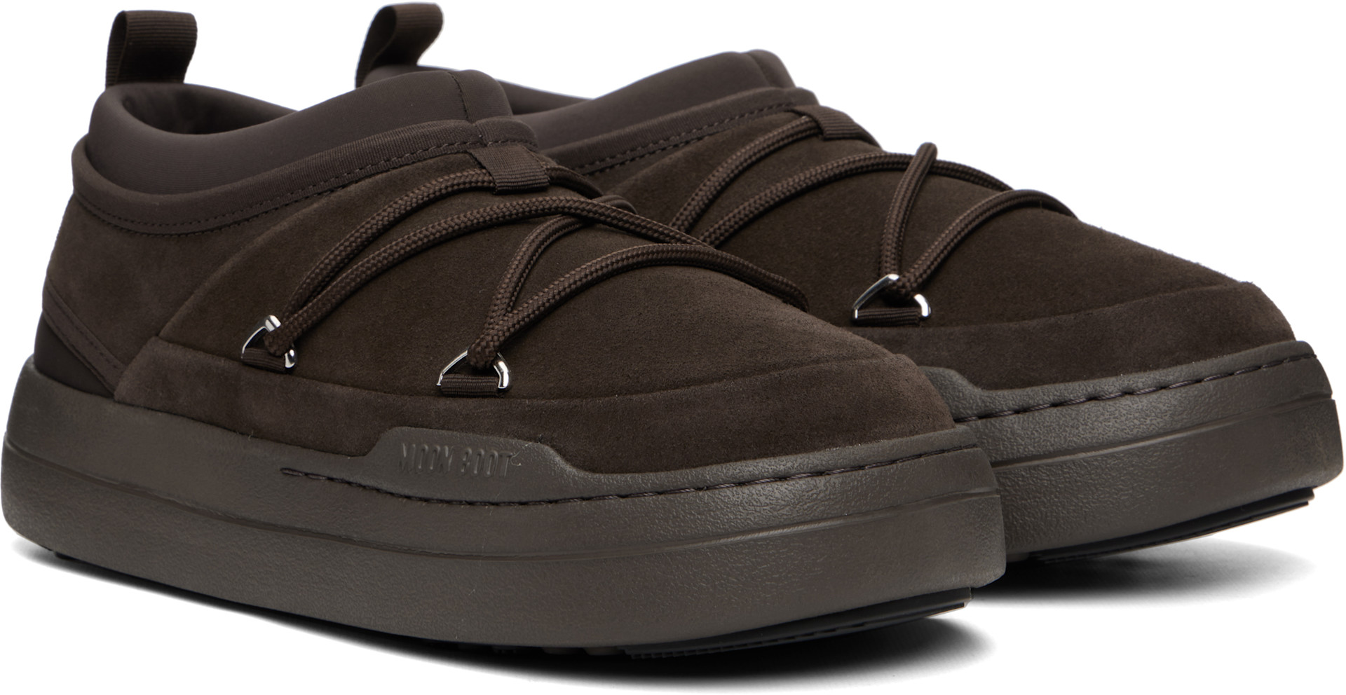 Moon Boot - Brown Park Icon Suede Loafers