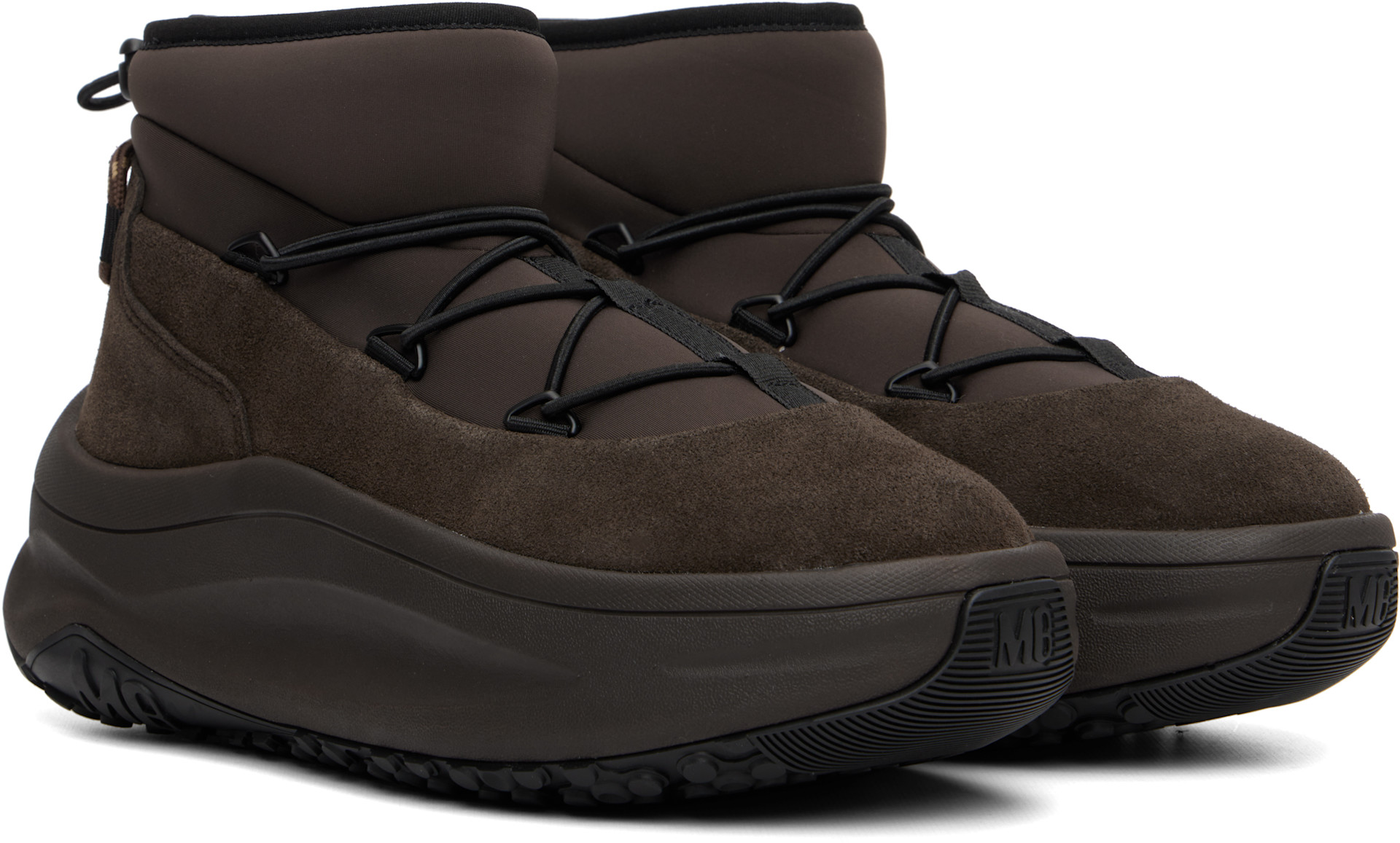 Moon Boot - Baskets à enfiler Moon247 brunes