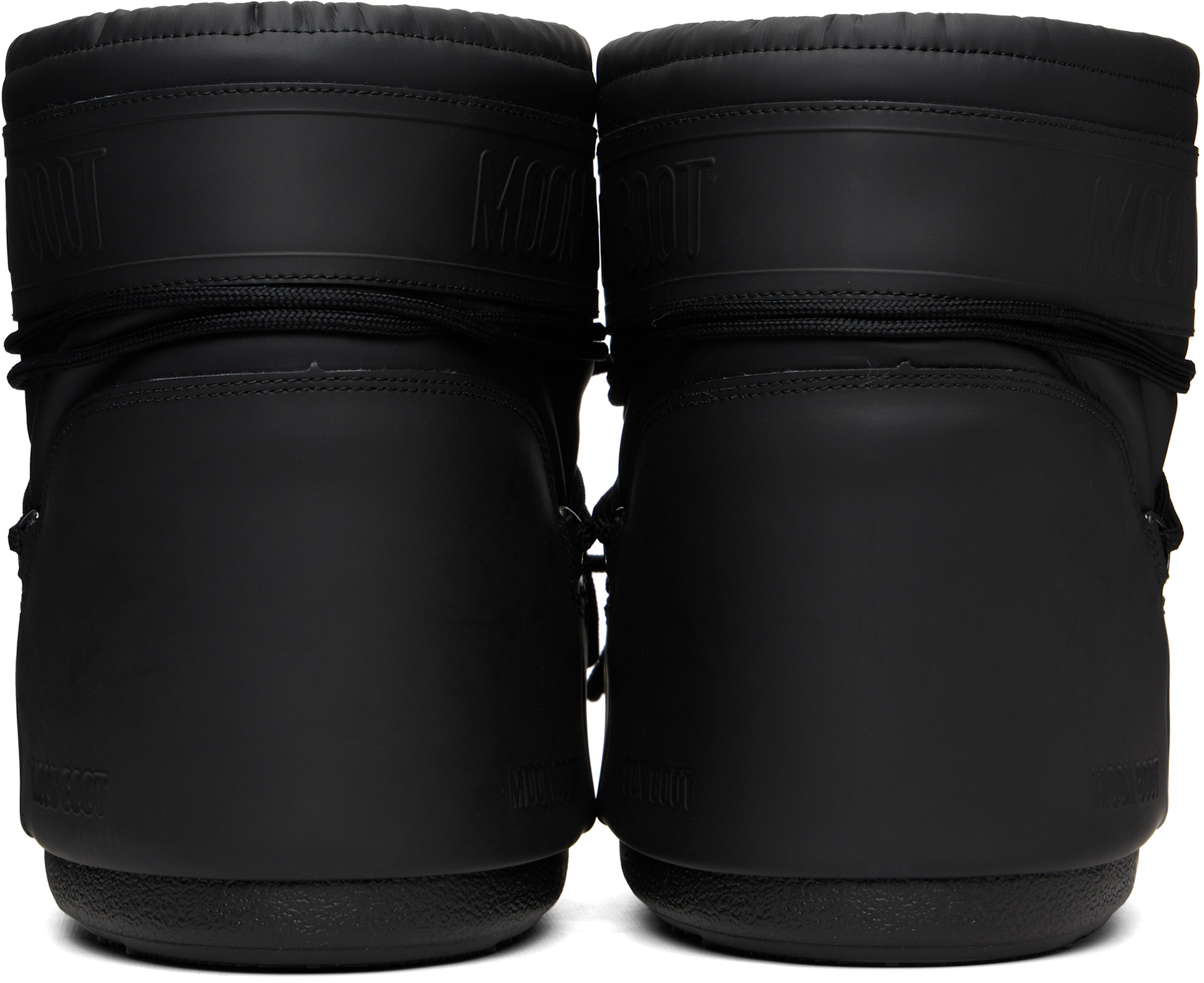 Moon Boot - Bottines Icon noires en caoutchouc