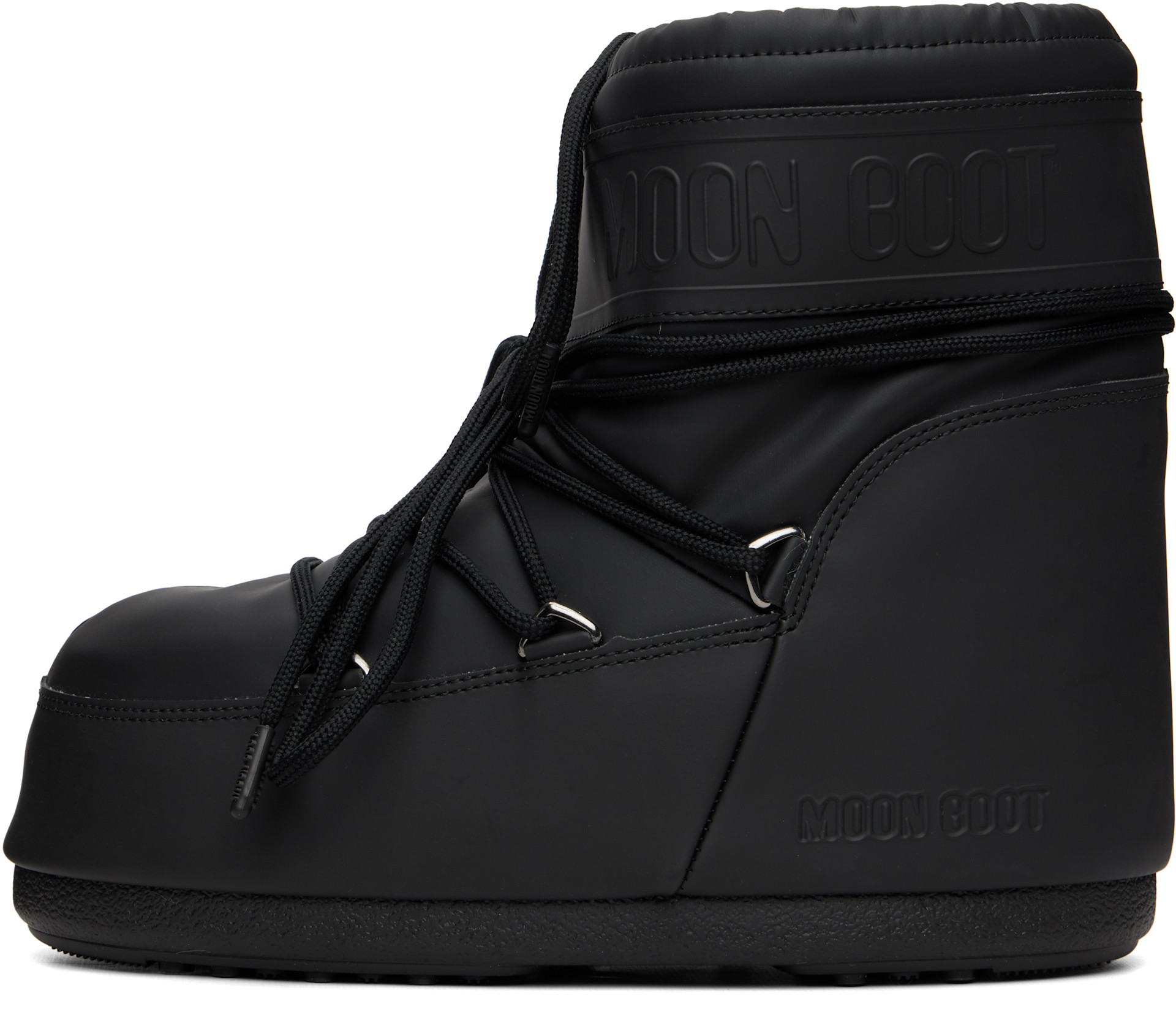 Moon Boot - Bottines Icon noires en caoutchouc