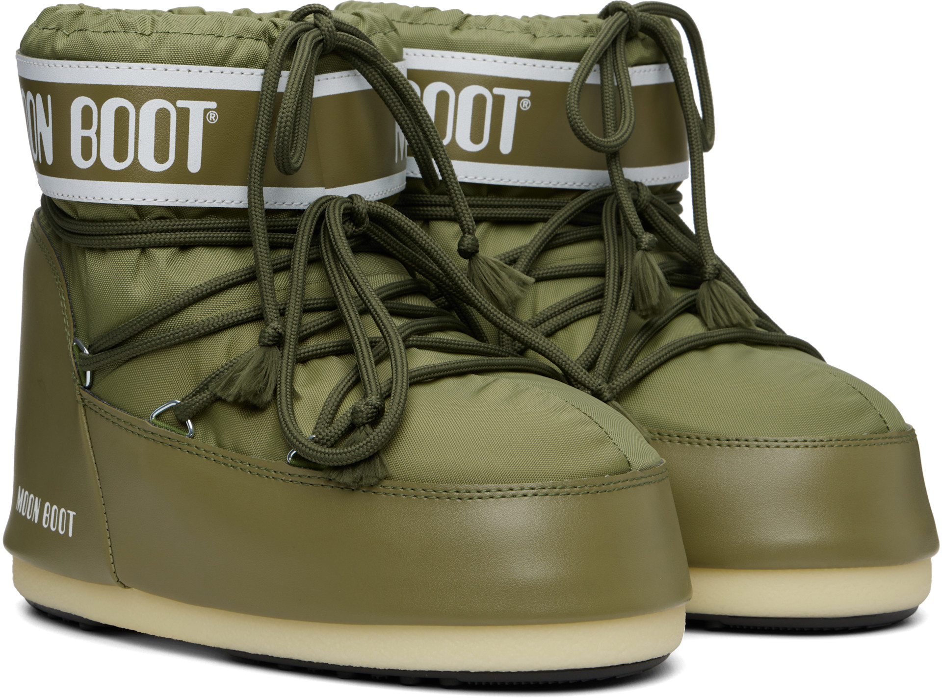 Moon Boot - Bottines Icon kaki en nylon