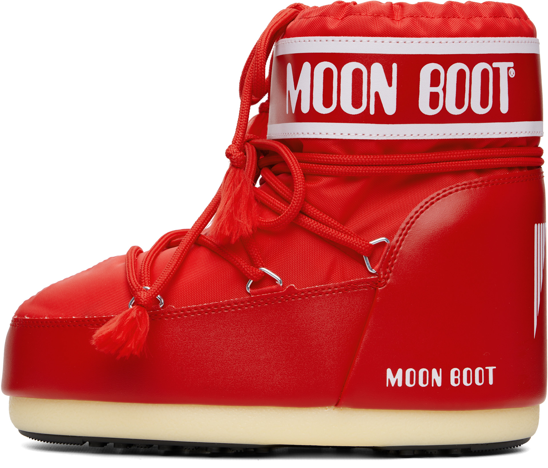 Moon Boot - 레드 아이콘 나일론 부츠