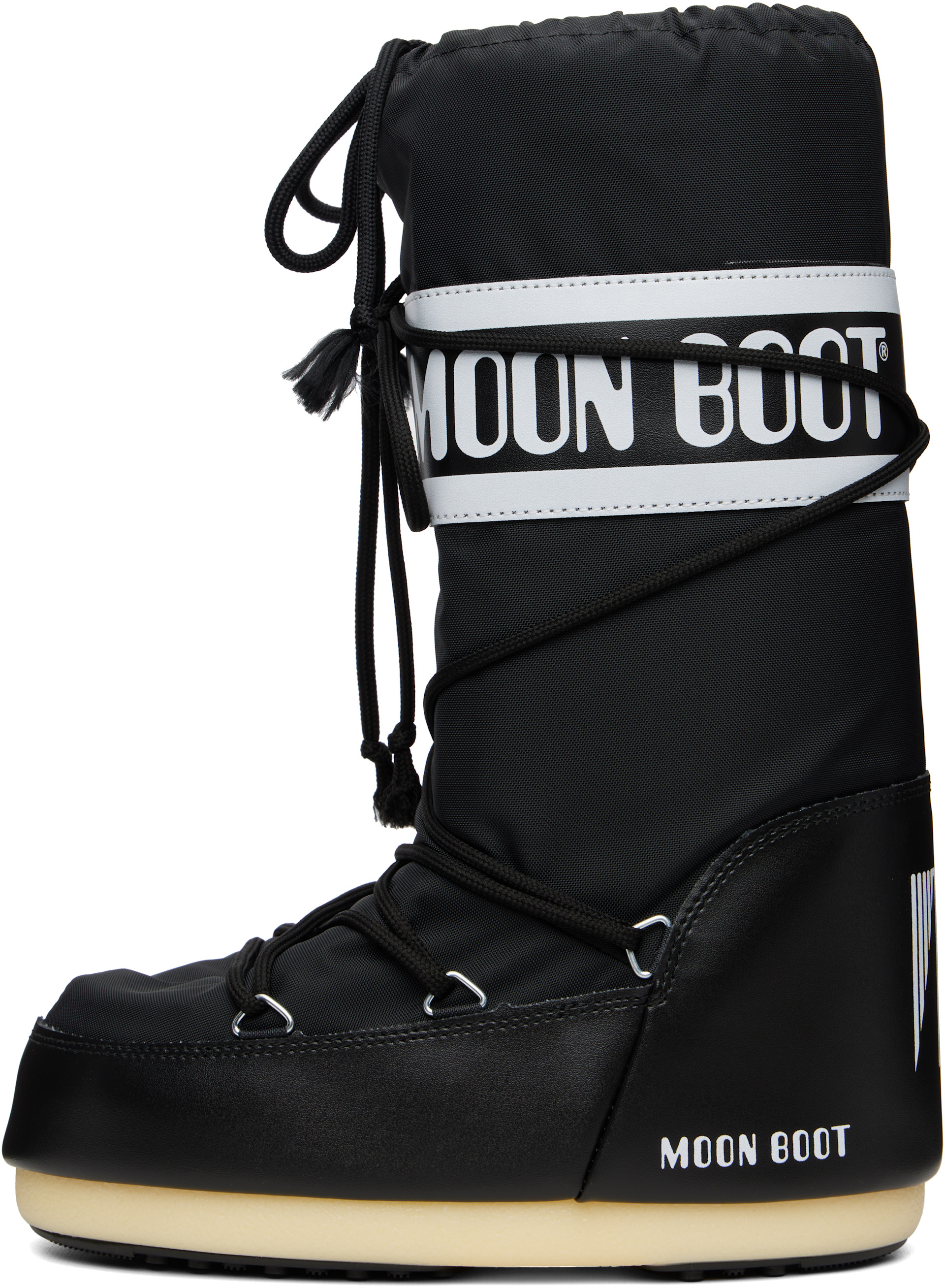 Moon Boot - 블랙 아이콘 나일론 부츠