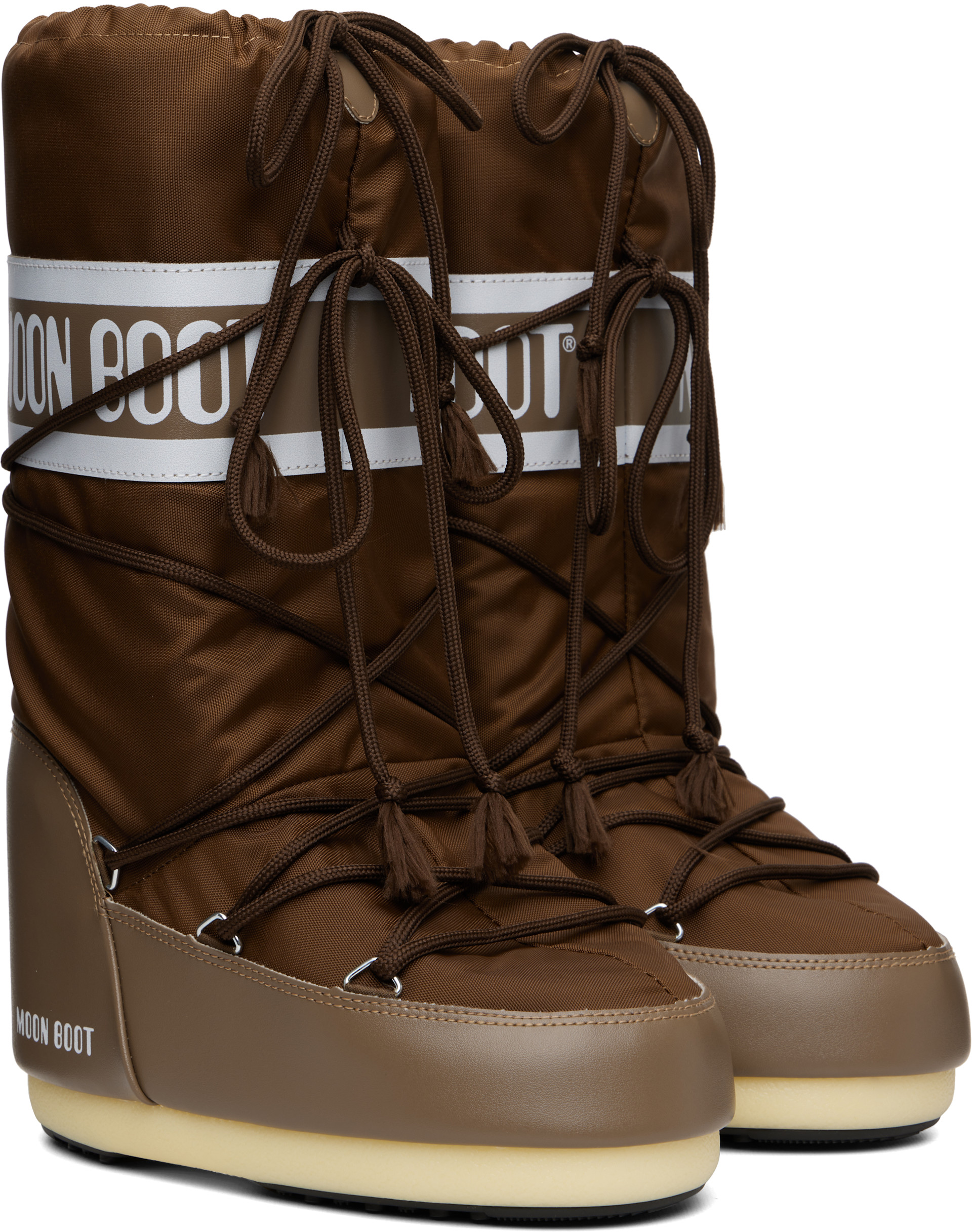Moon Boot - Bottes Icon brunes en nylon