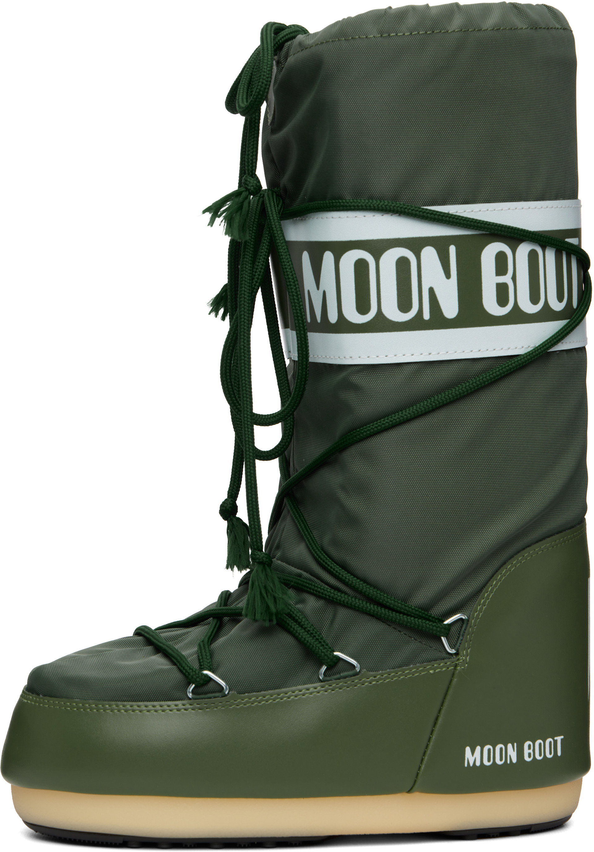 Moon Boot - 그린 아이콘 나일론 부츠