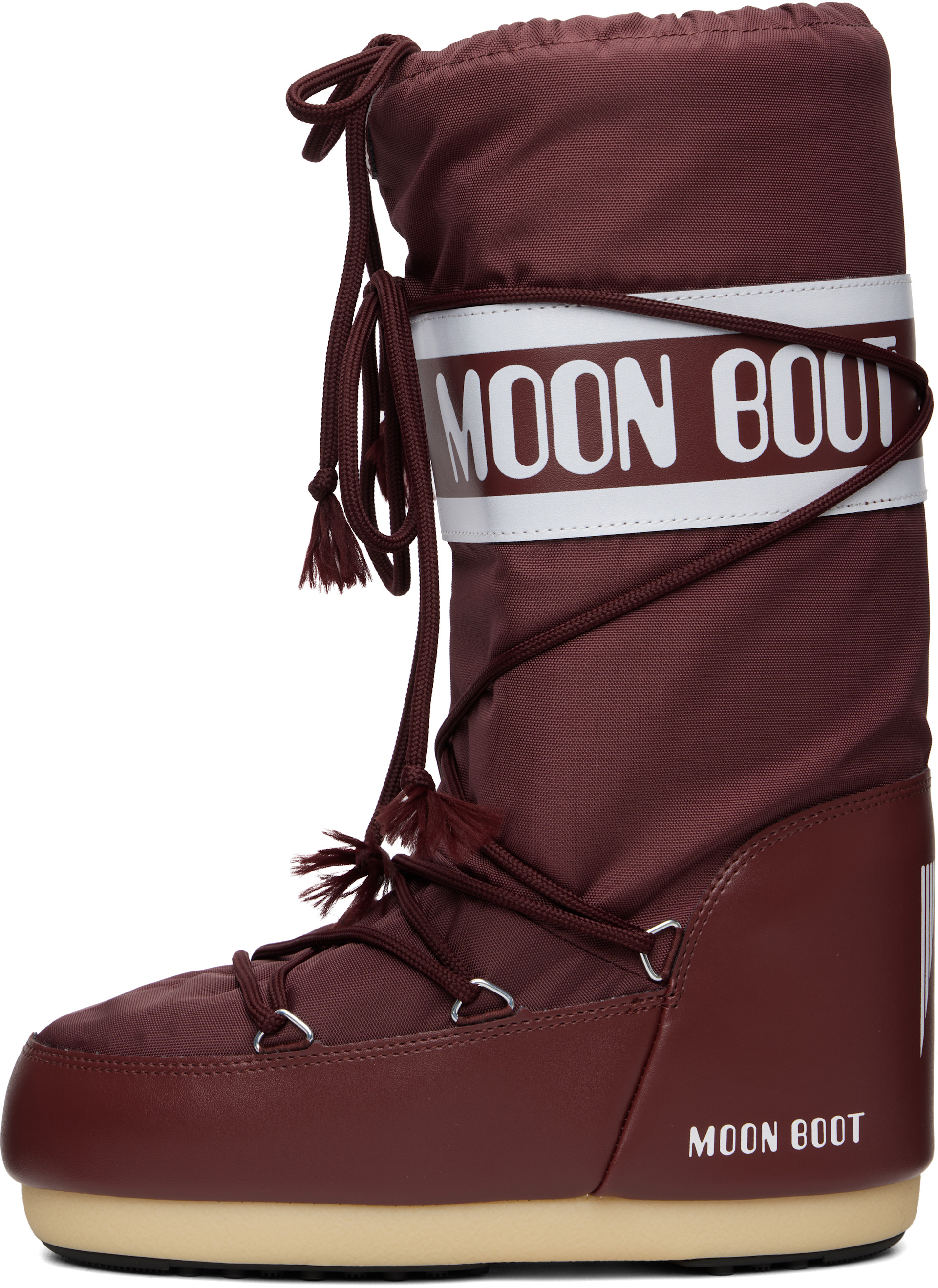 Moon Boot - Burgundy Icon Nylon Boots