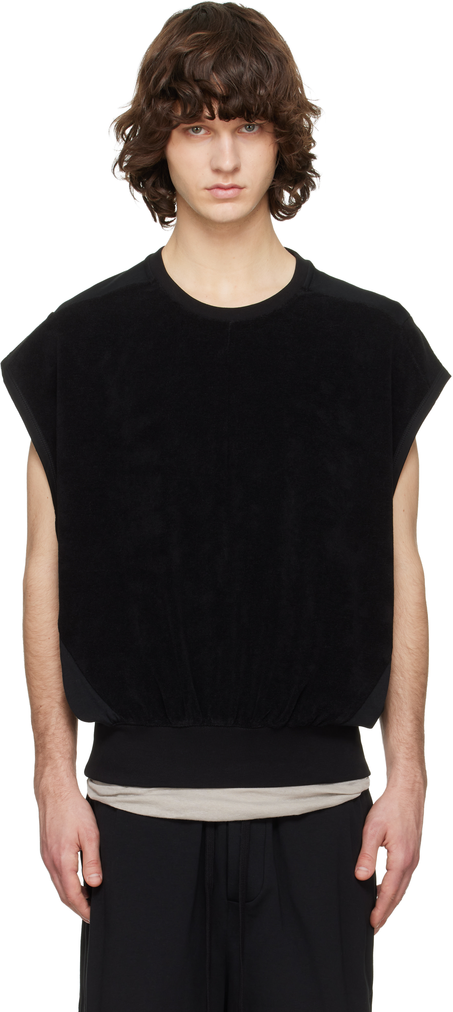 thom/krom - Pull molletonné M TS 917 noir