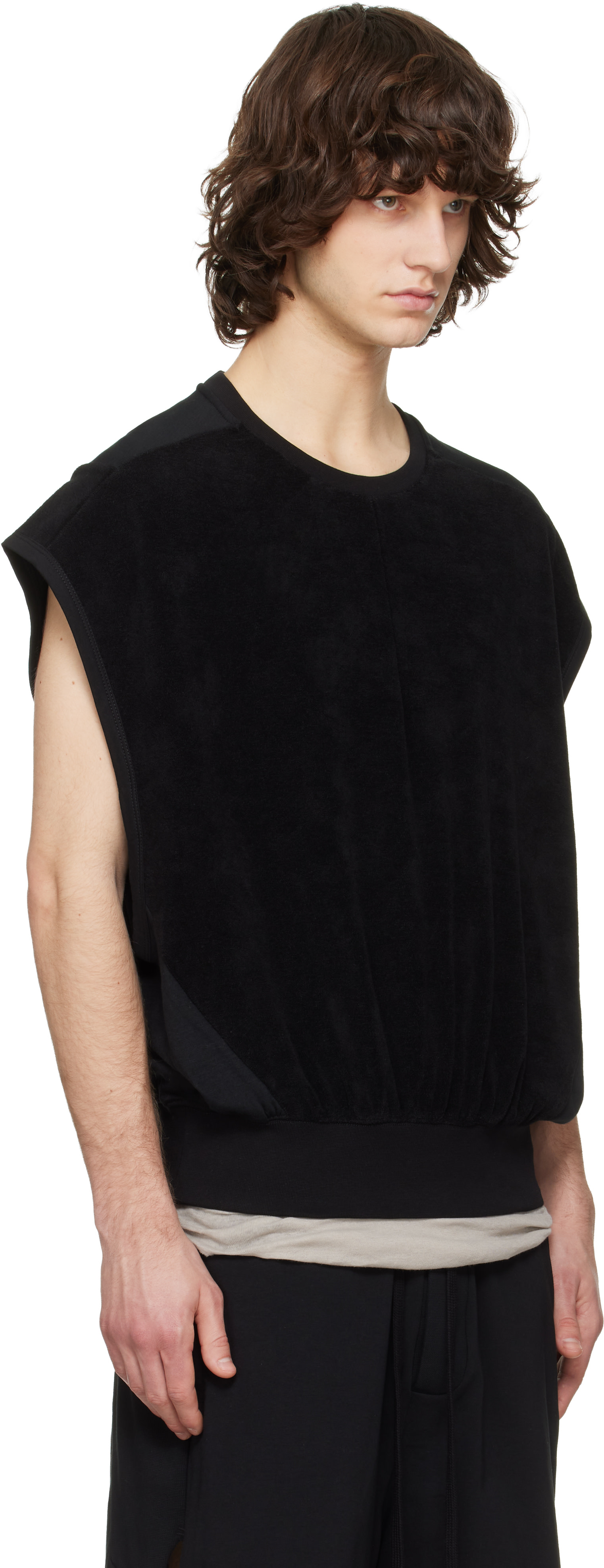 thom/krom - Pull molletonné M TS 917 noir