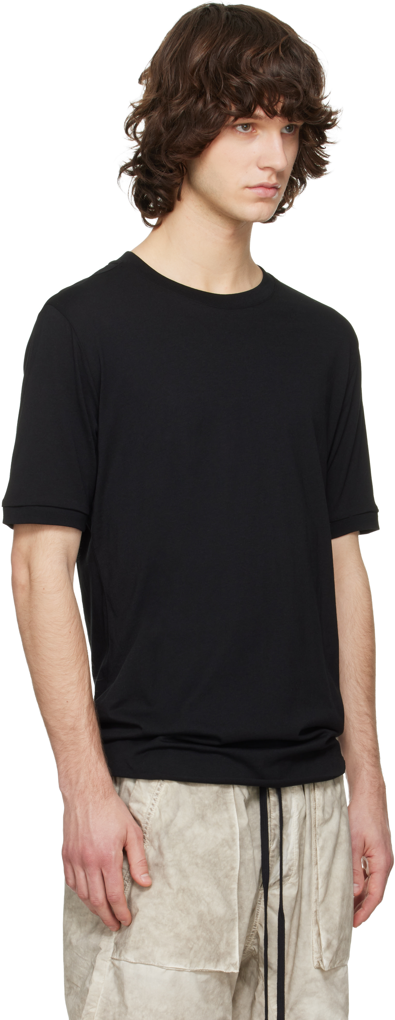 thom/krom: Black M TS 937 T-shirt | SSENSE Argentina