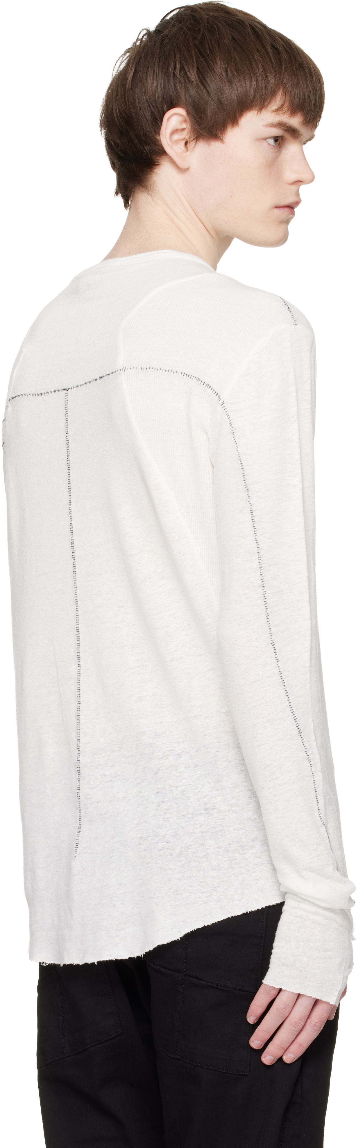 thom/krom: Off-White M TS 932 T-shirt | SSENSE