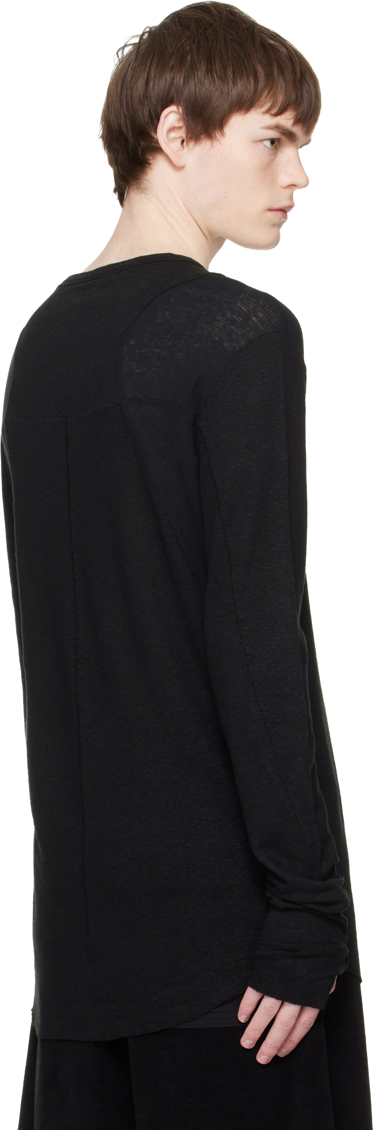 thom/krom: Black M TS 932 T-shirt | SSENSE
