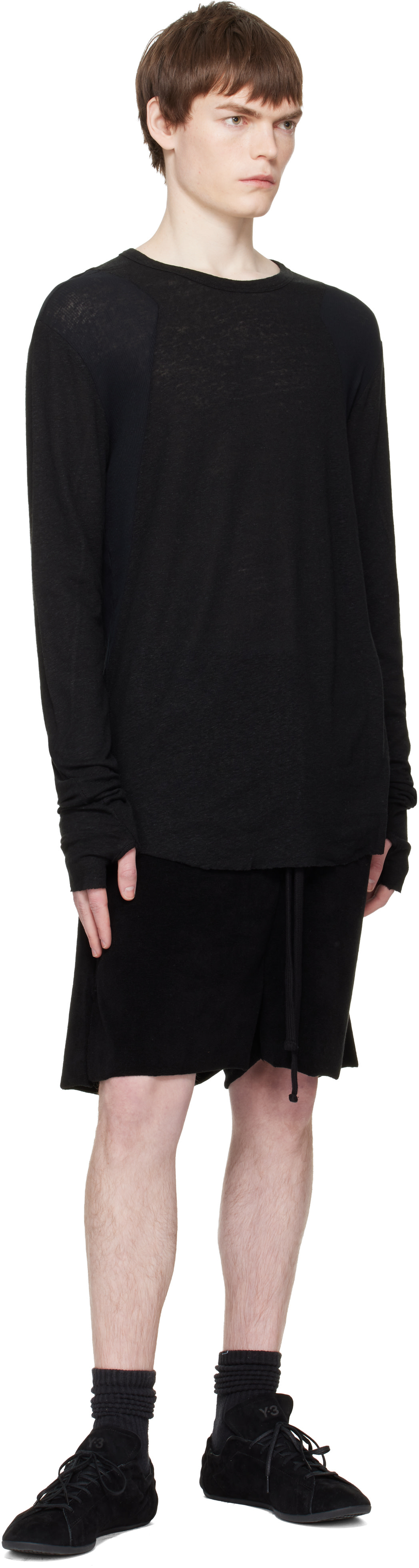 thom/krom: Black M TS 932 T-shirt | SSENSE