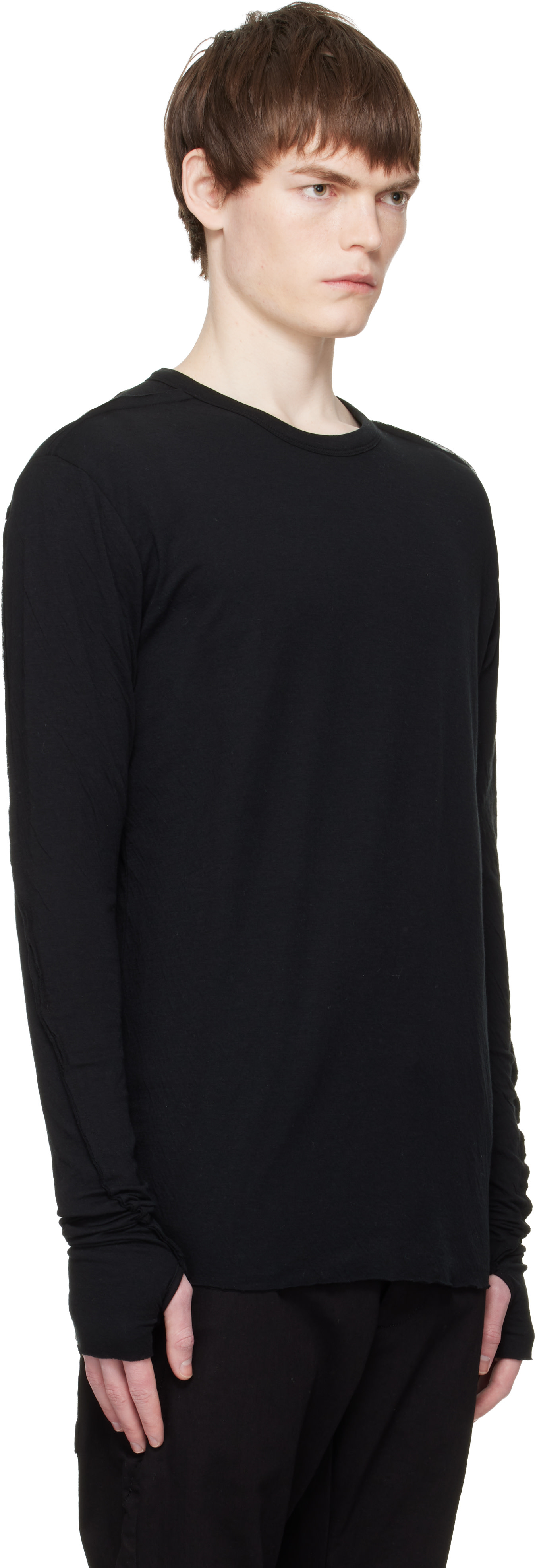 thom/krom: Black M TS 922 T-shirt | SSENSE Canada