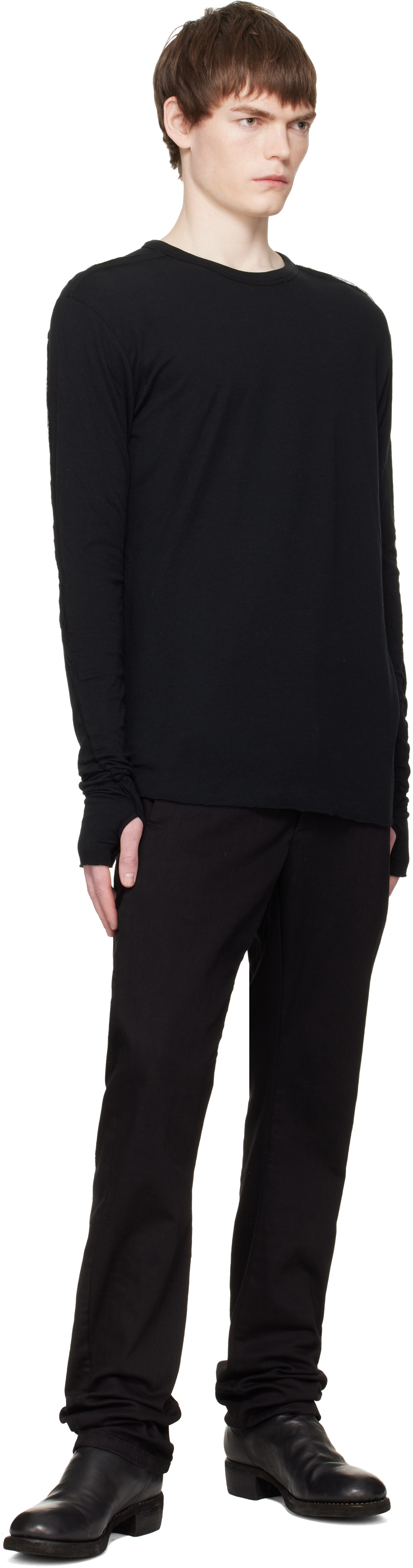 thom/krom: Black M TS 922 T-shirt | SSENSE Canada