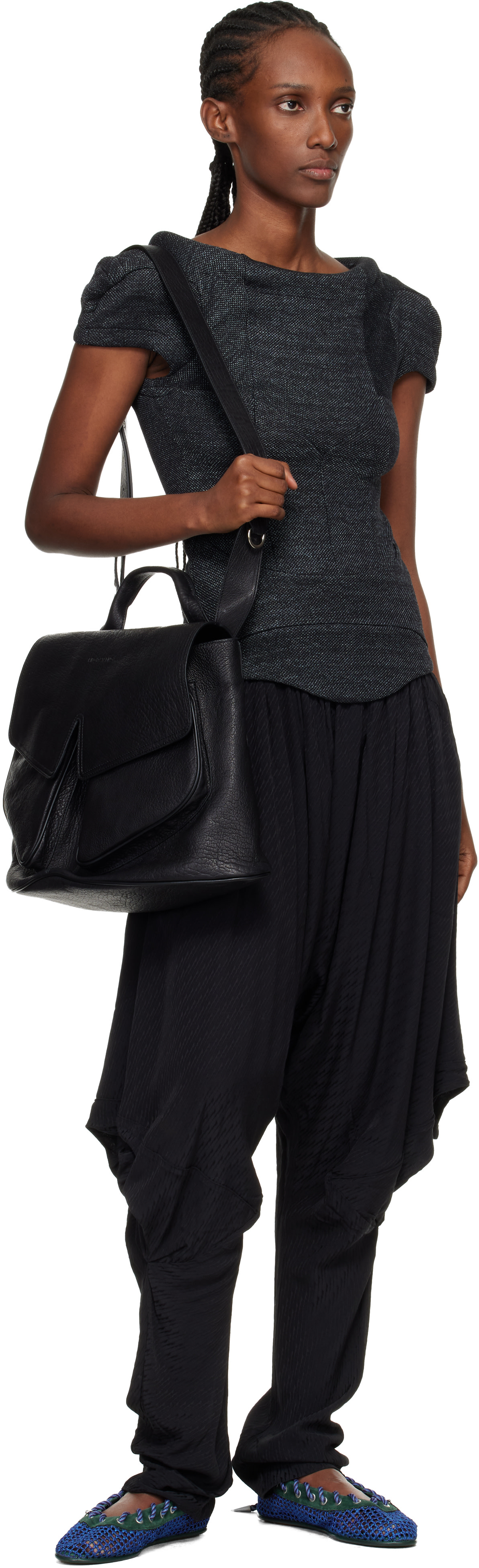 Kiko Kostadinov: Black Mezulari Bag | SSENSE