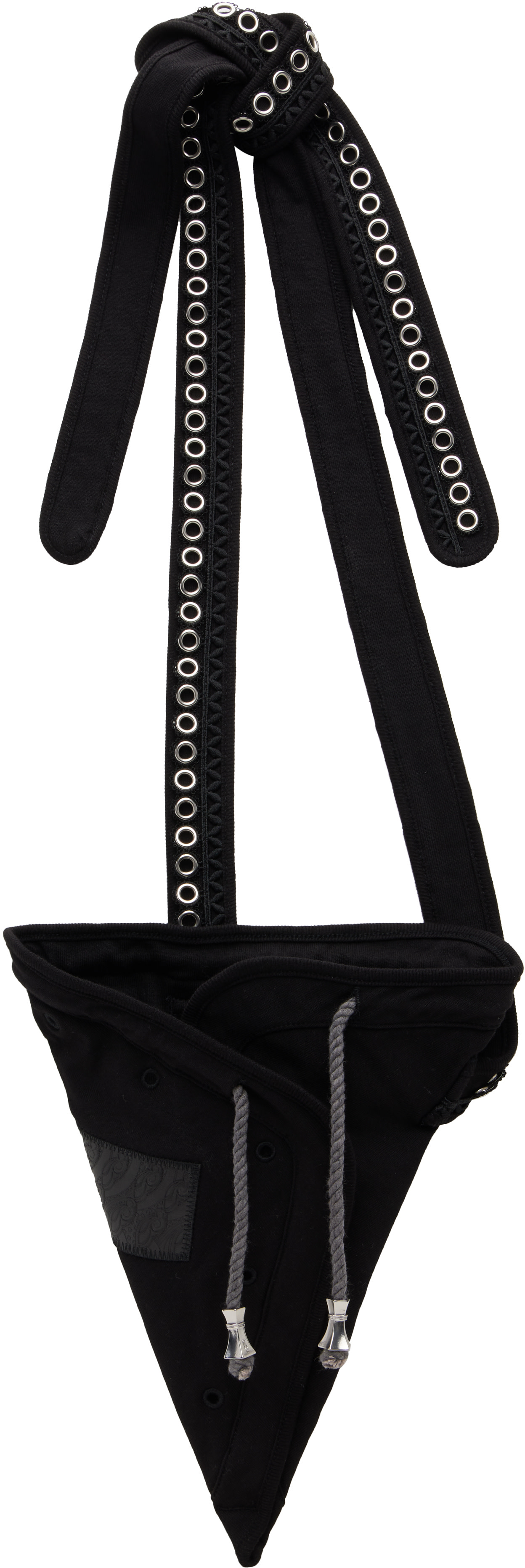 Kiko Kostadinov: Black Hatha Jersey Bag | SSENSE