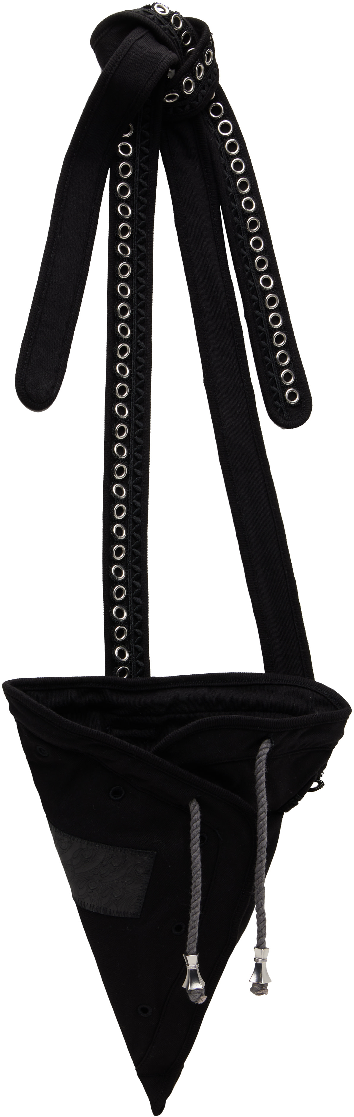 Kiko Kostadinov: Black Hatha Jersey Bag | SSENSE