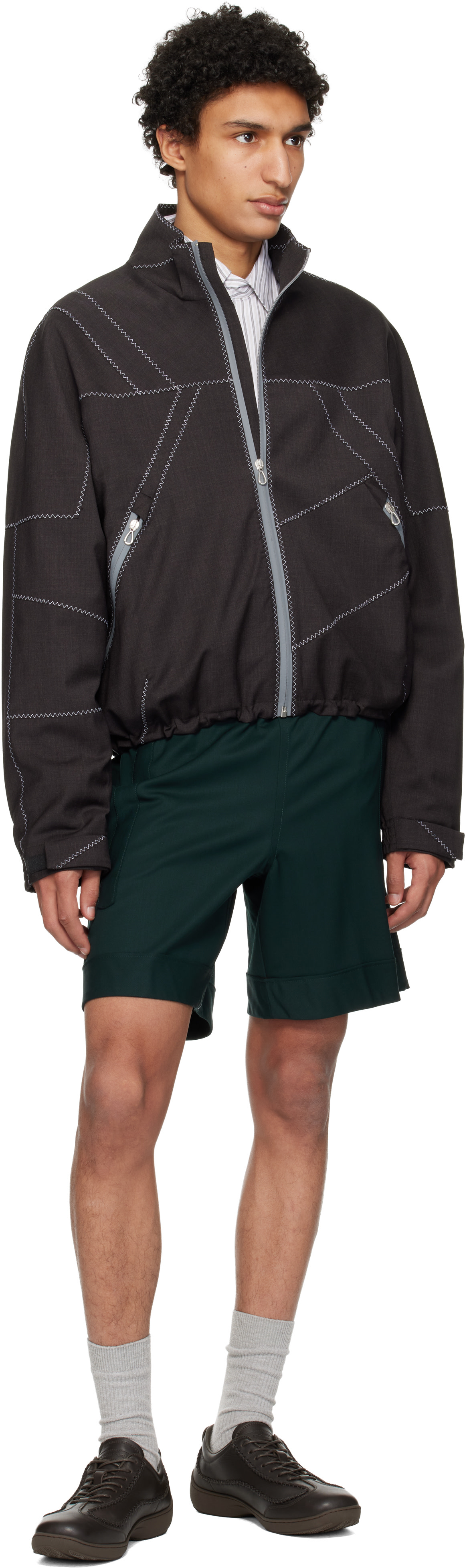 Kiko Kostadinov: Brown Fosco Jacket | SSENSE