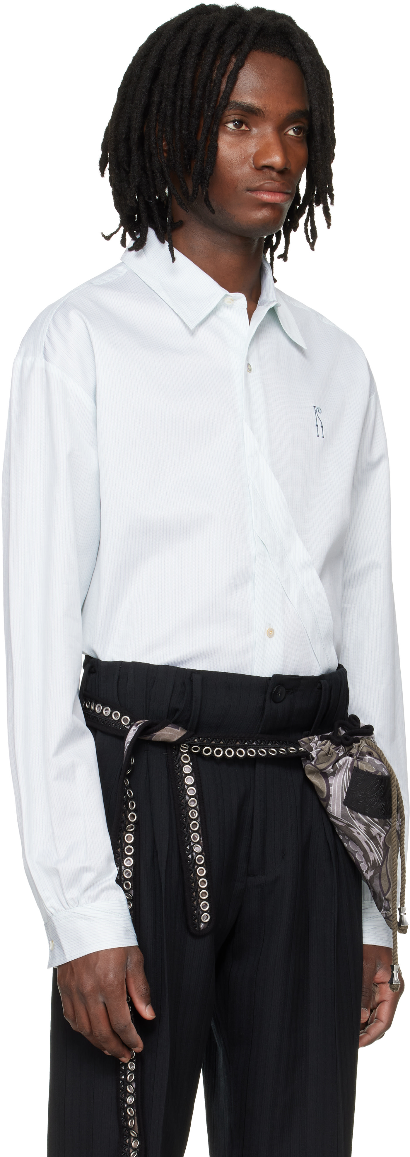 Kiko Kostadinov: Blue Ohne K-Dart Shirt | SSENSE