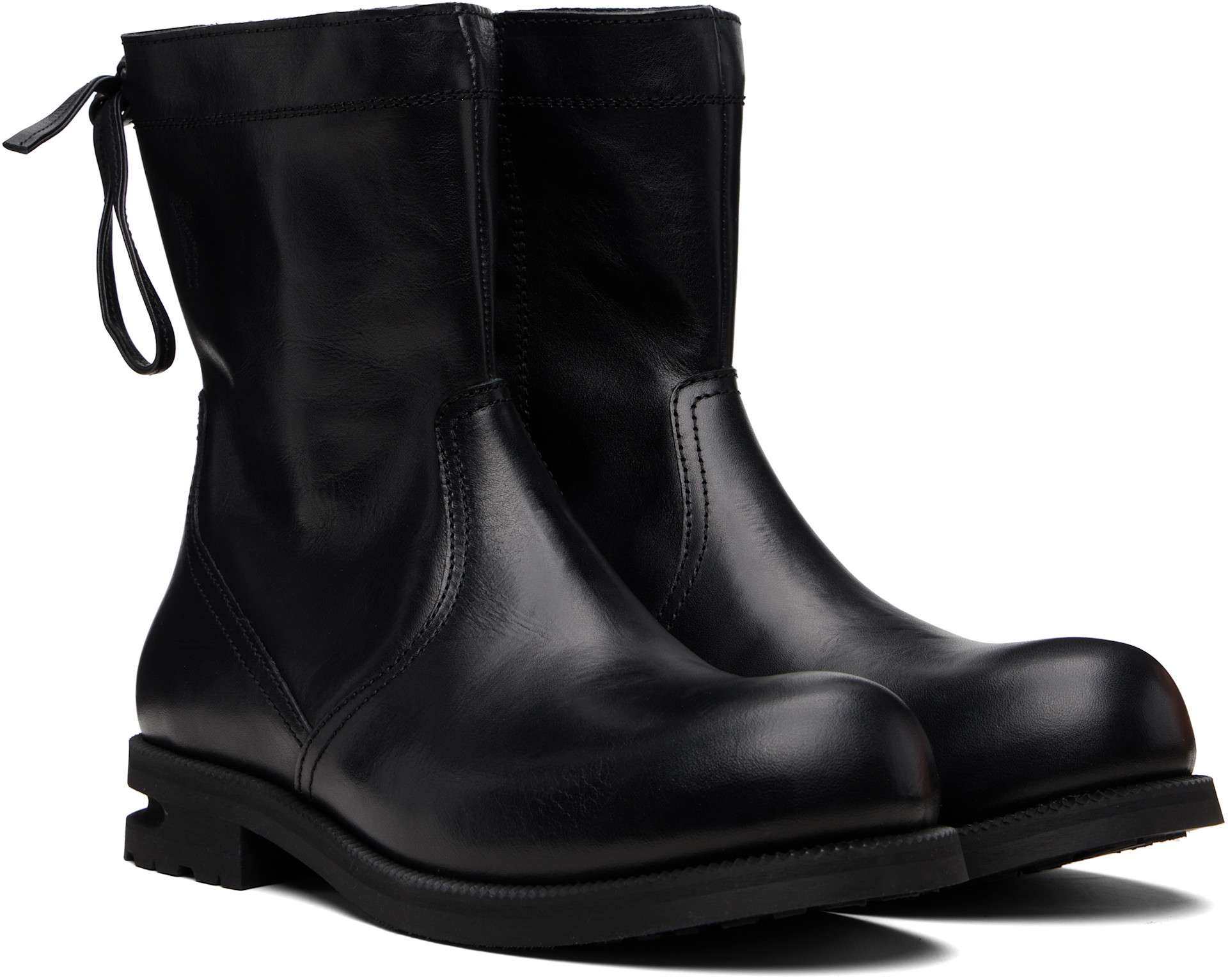 Kiko Kostadinov: Black Farkas Boots | SSENSE