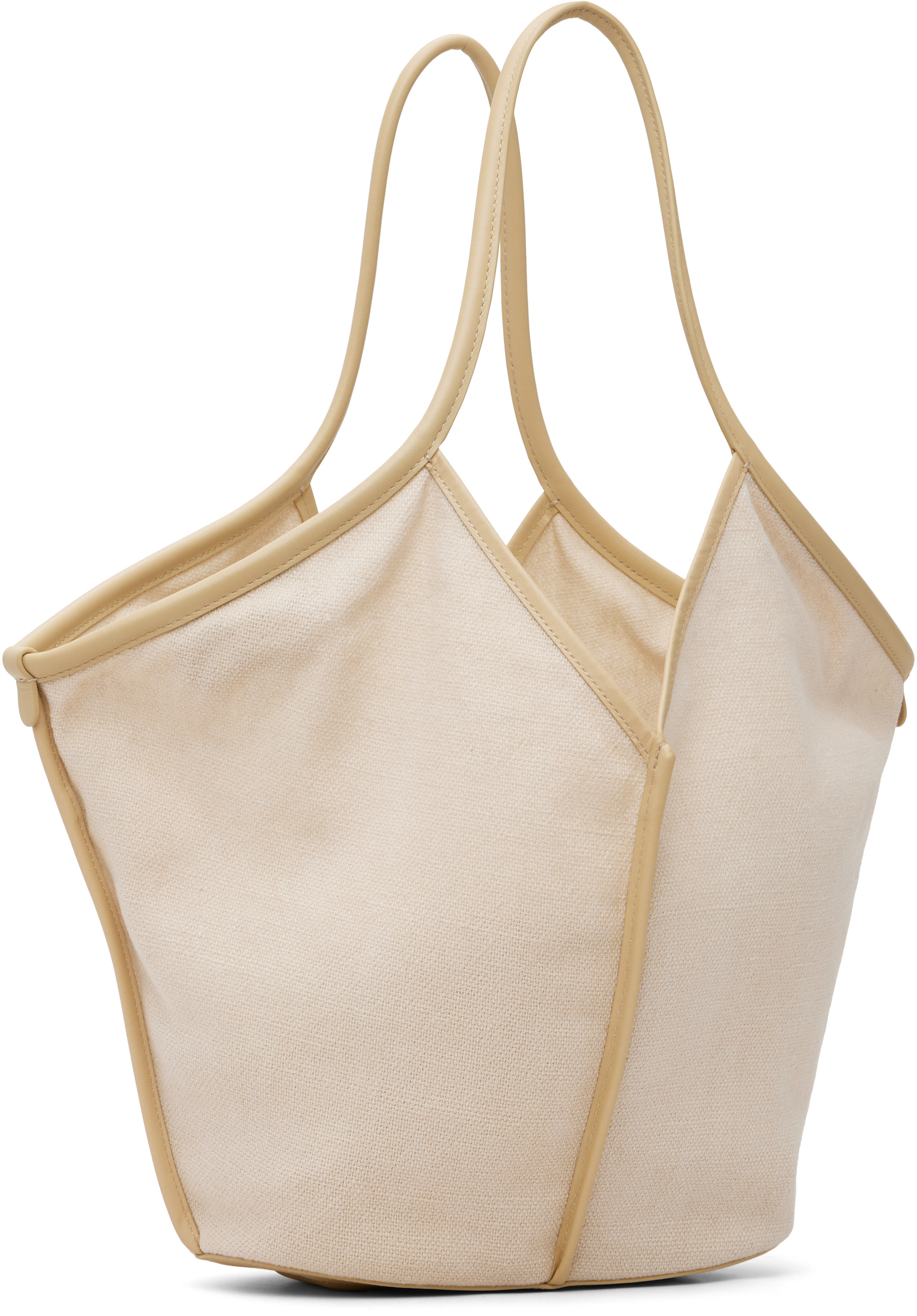 HEREU - Beige Calella Soft Linen Tote