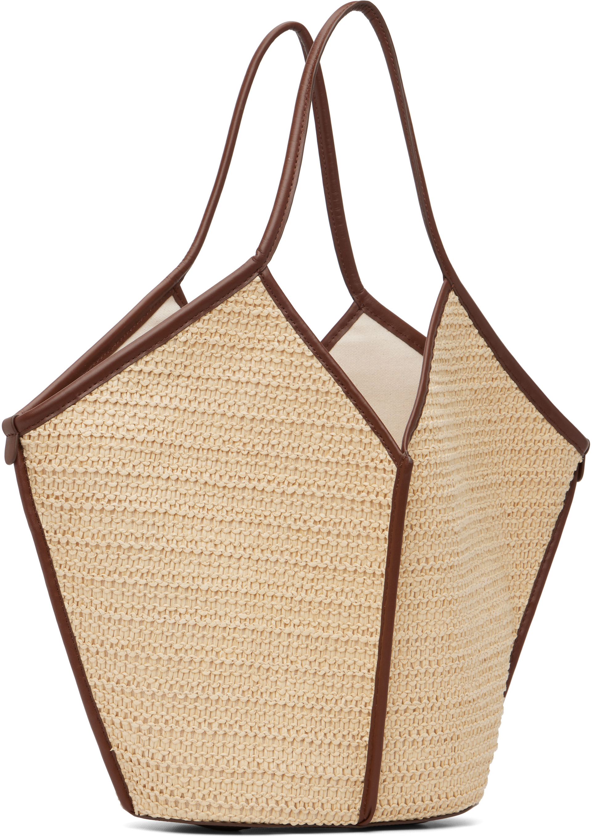 HEREU - Cabas Calella beige en raphia