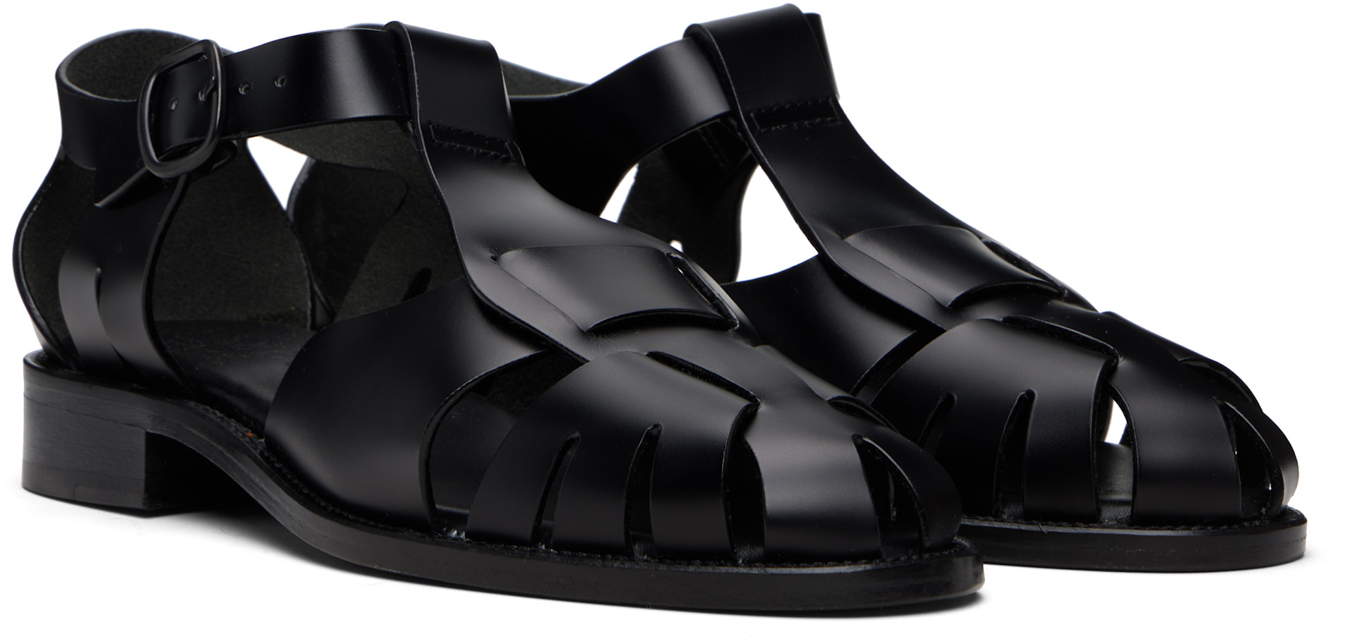HEREU - Black Pesca Sandals