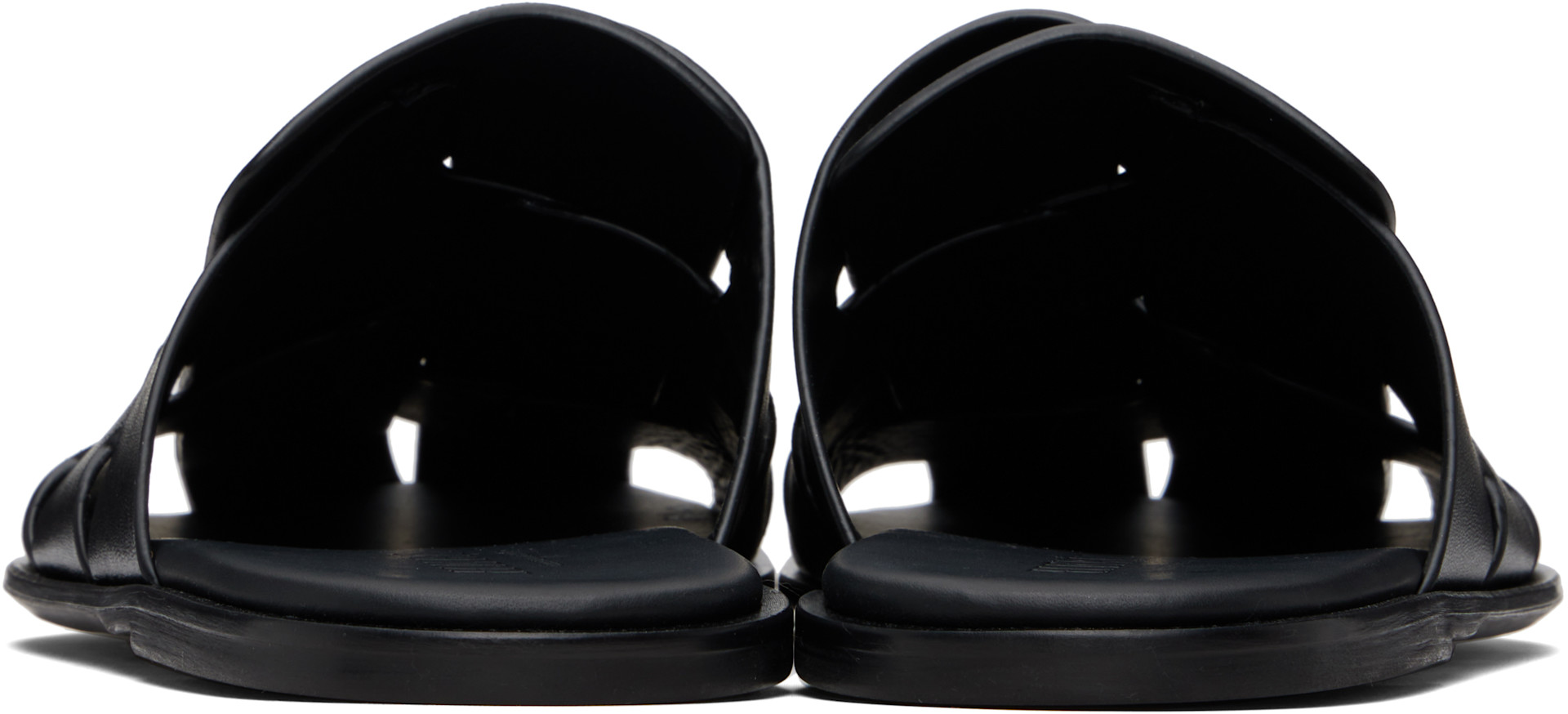 HEREU - Black Dira Slim Slip-on Loafers