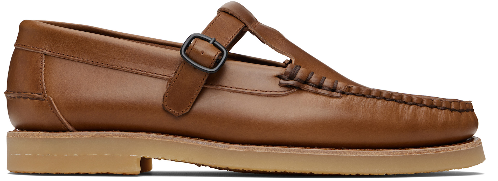 HEREU - Brown Alber Rubber Veg Tan Loafers