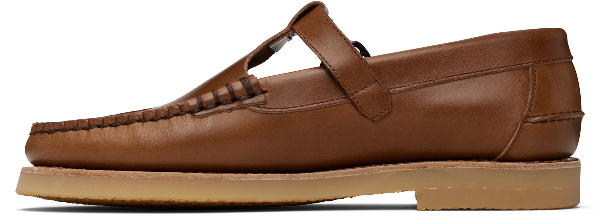 HEREU - Brown Alber Rubber Veg Tan Loafers