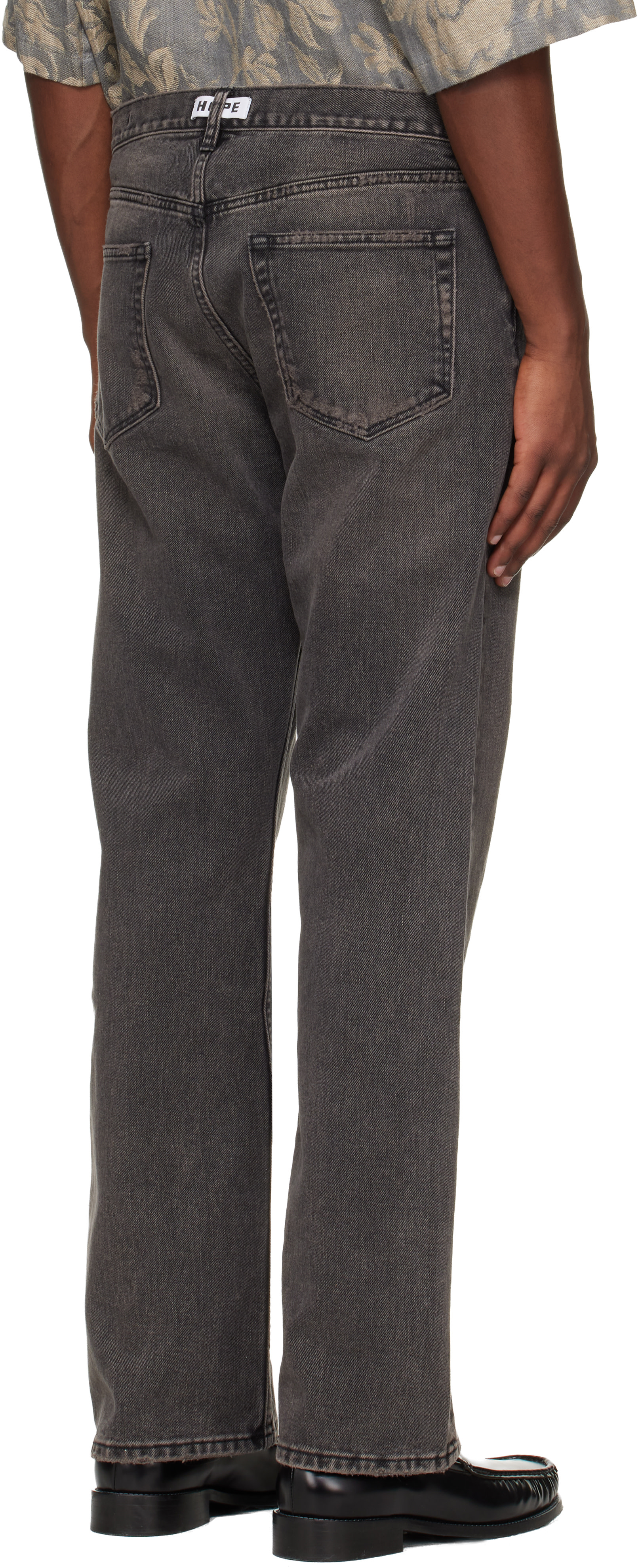HOPE - Black Relaxed Bootcut Jeans