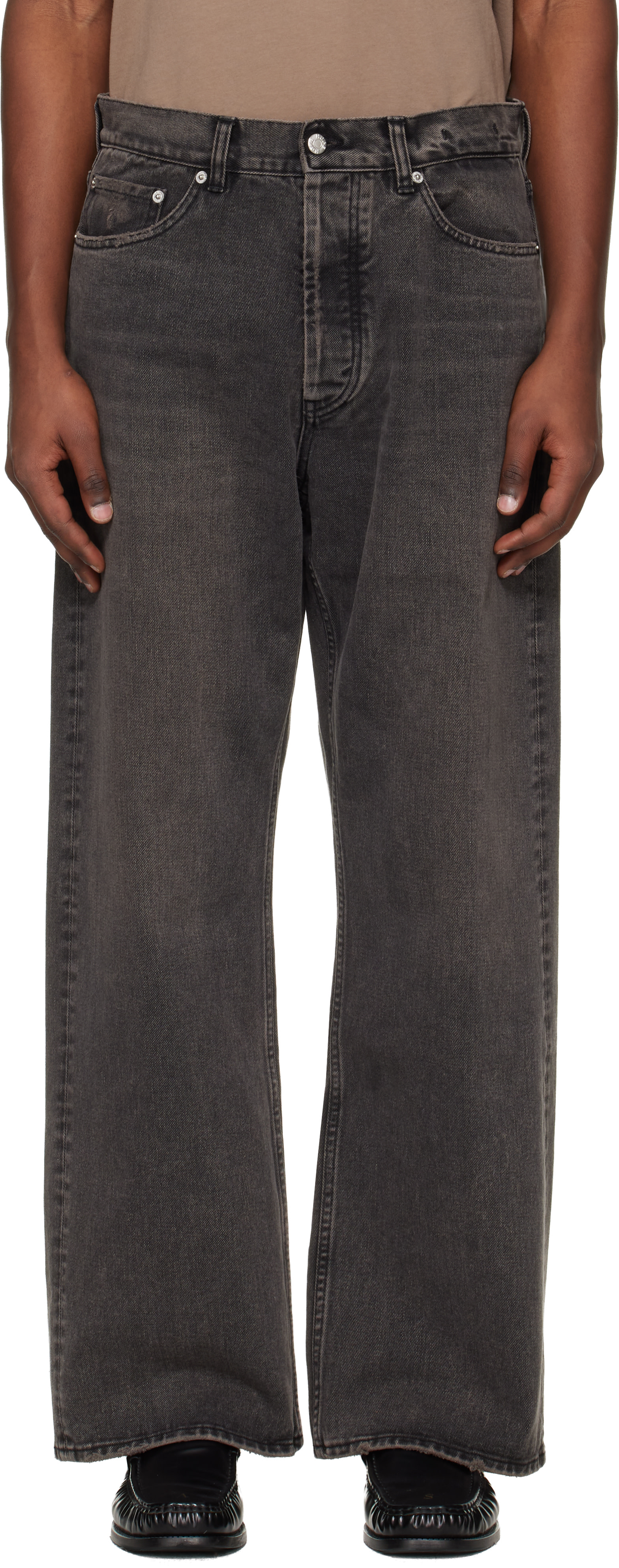 HOPE - Black Loose-Fit Jeans