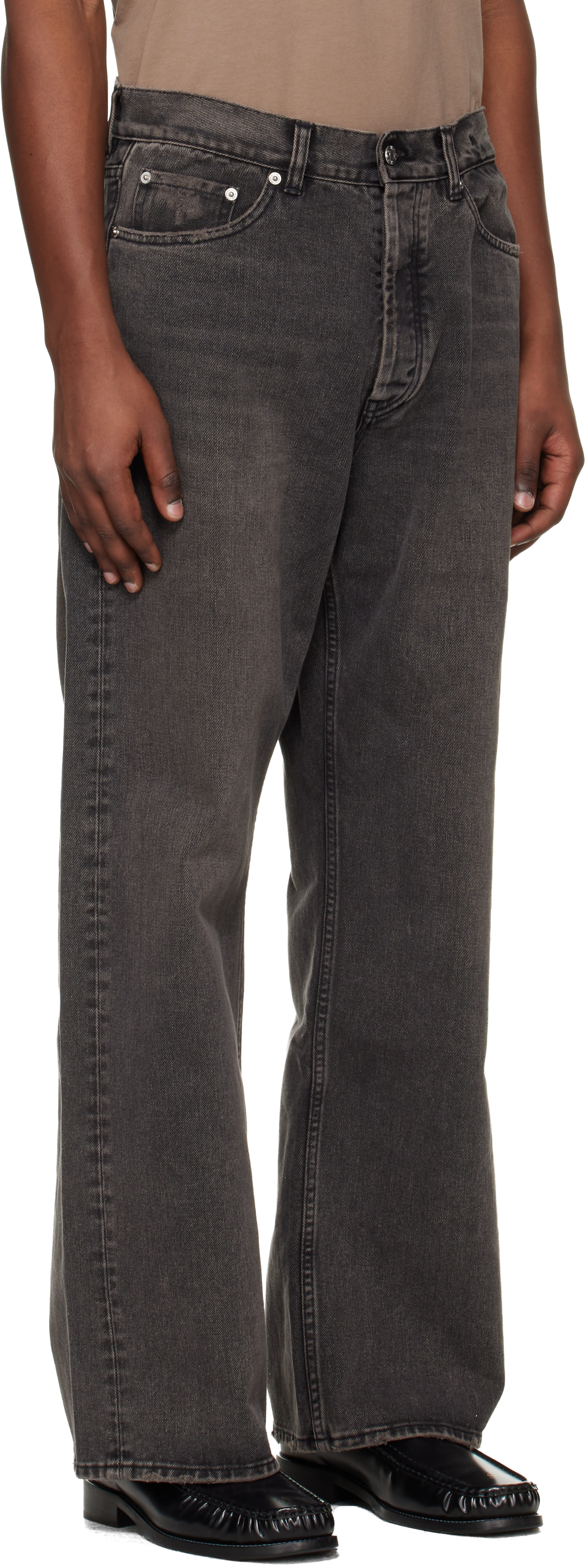 HOPE - Black Loose-Fit Jeans