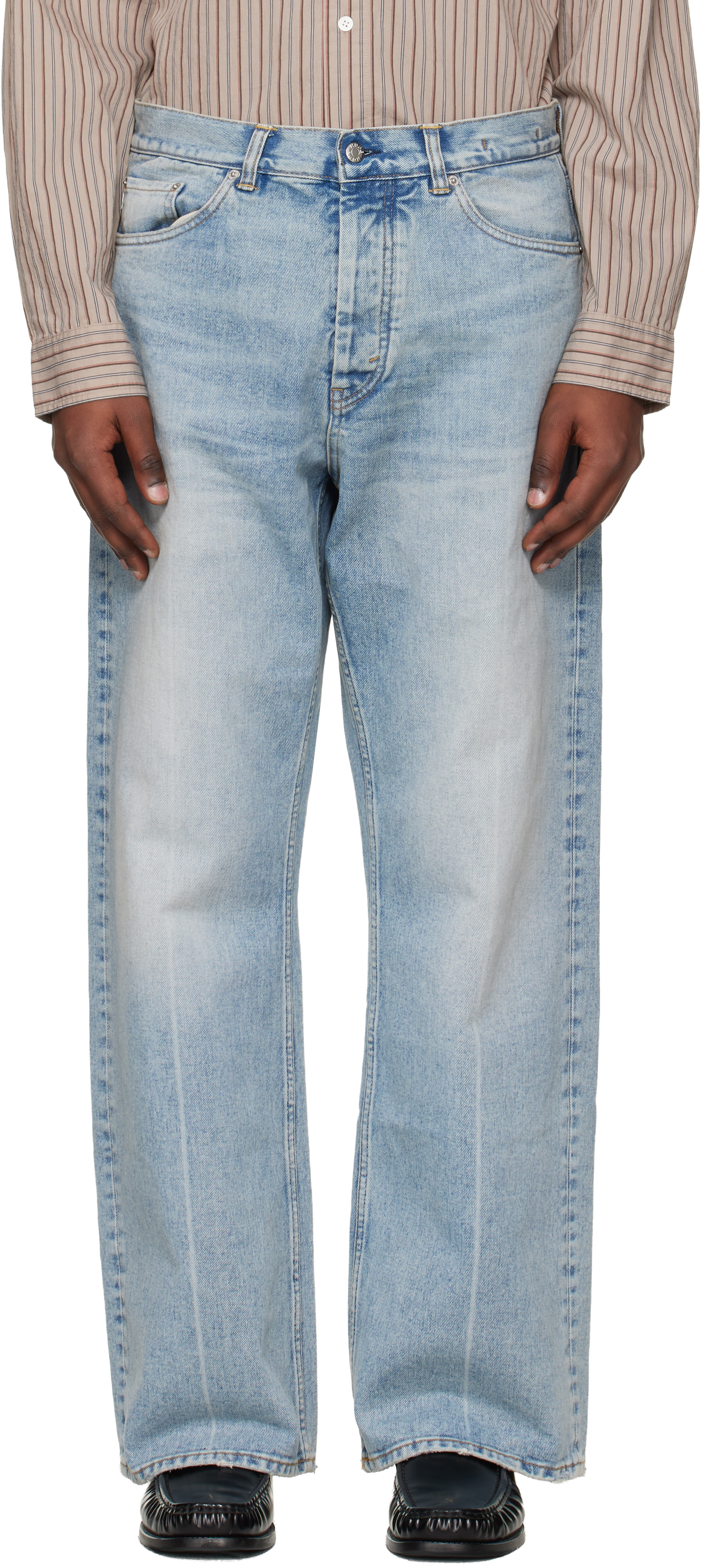 HOPE - Blue Loose-Fit Jeans