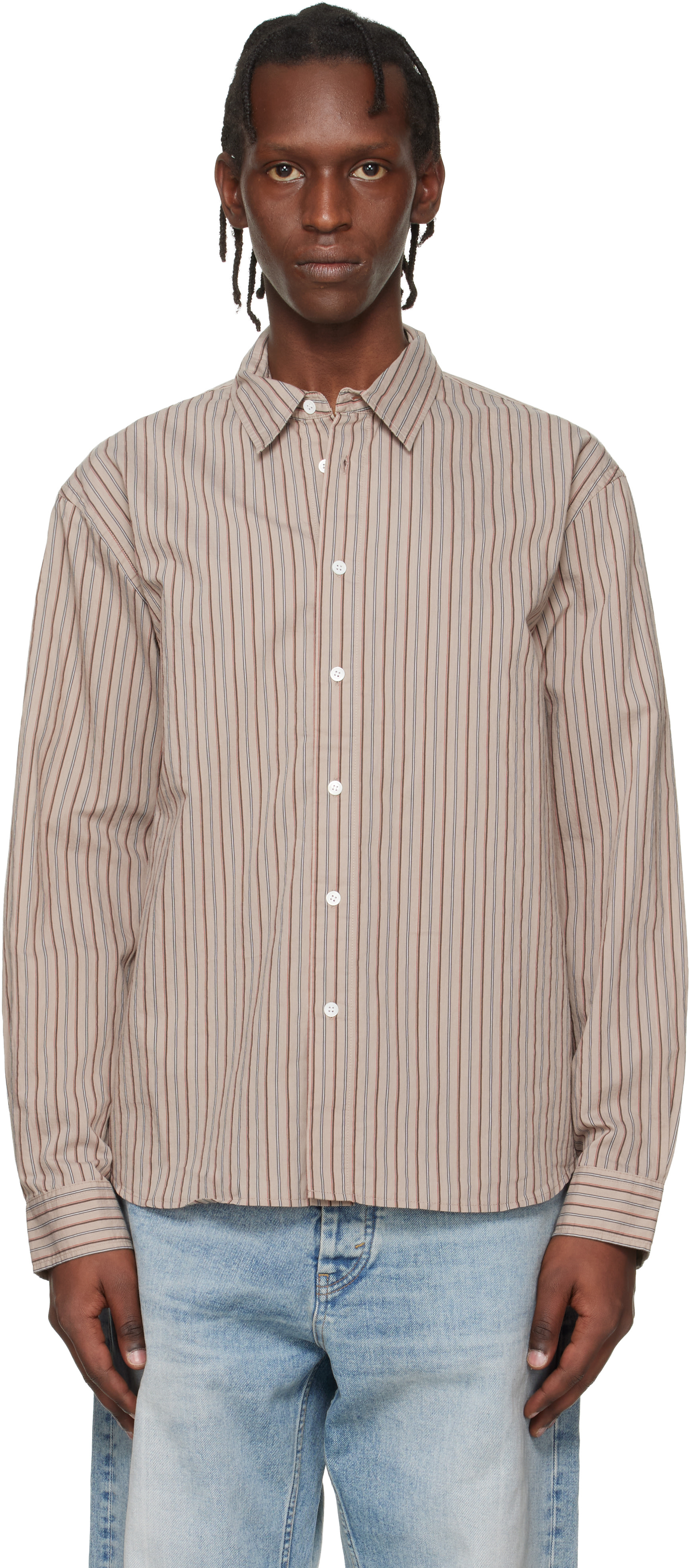 HOPE - Brown Relaxed Shirt