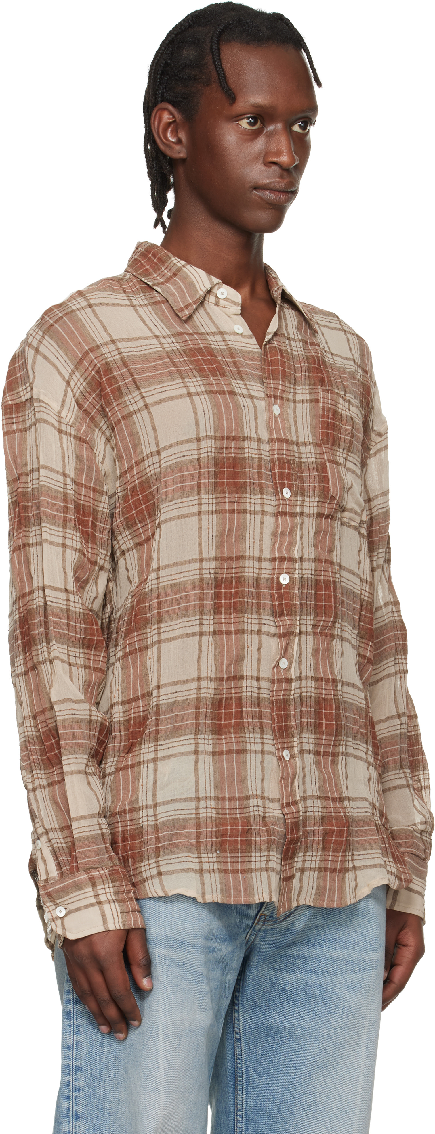 HOPE - Chemise ample brune