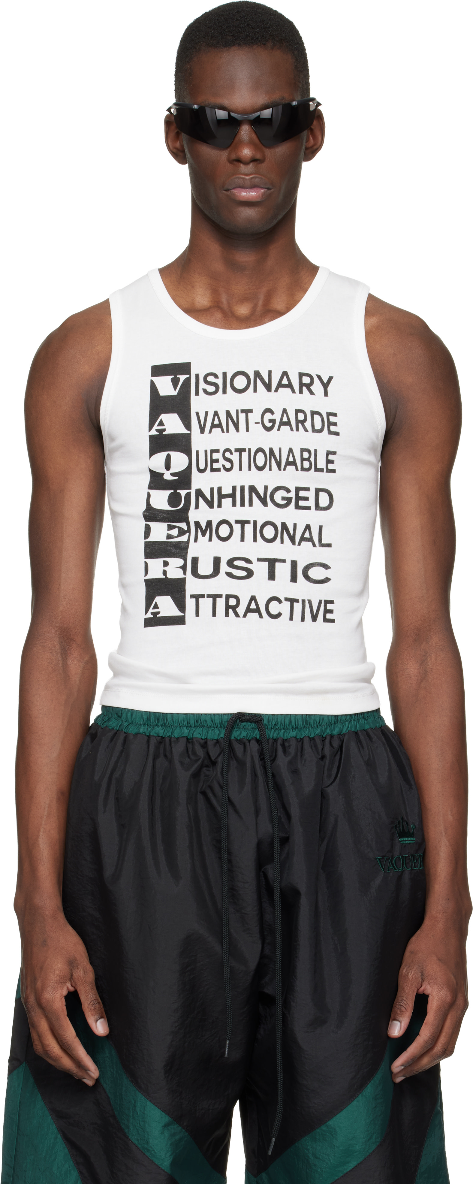 VAQUERA: White 'Vaquera' Tank Top | SSENSE