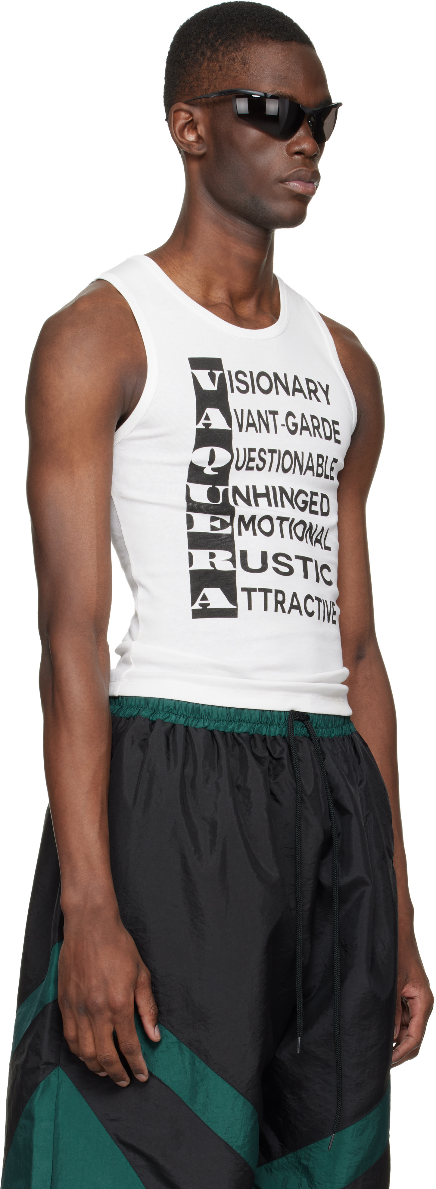 VAQUERA: White 'Vaquera' Tank Top | SSENSE