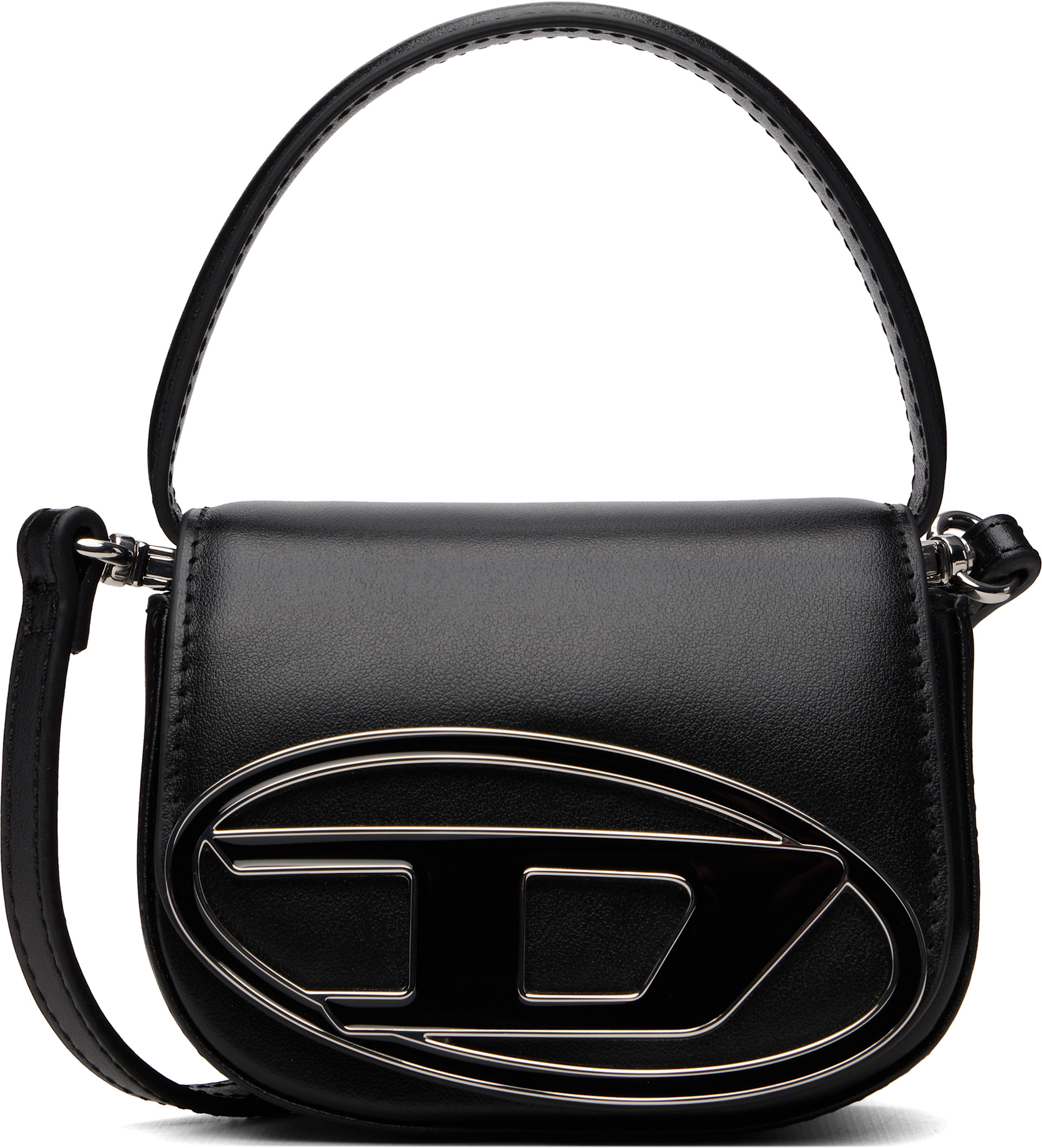 Diesel - Mini sac noir à logo 1DR