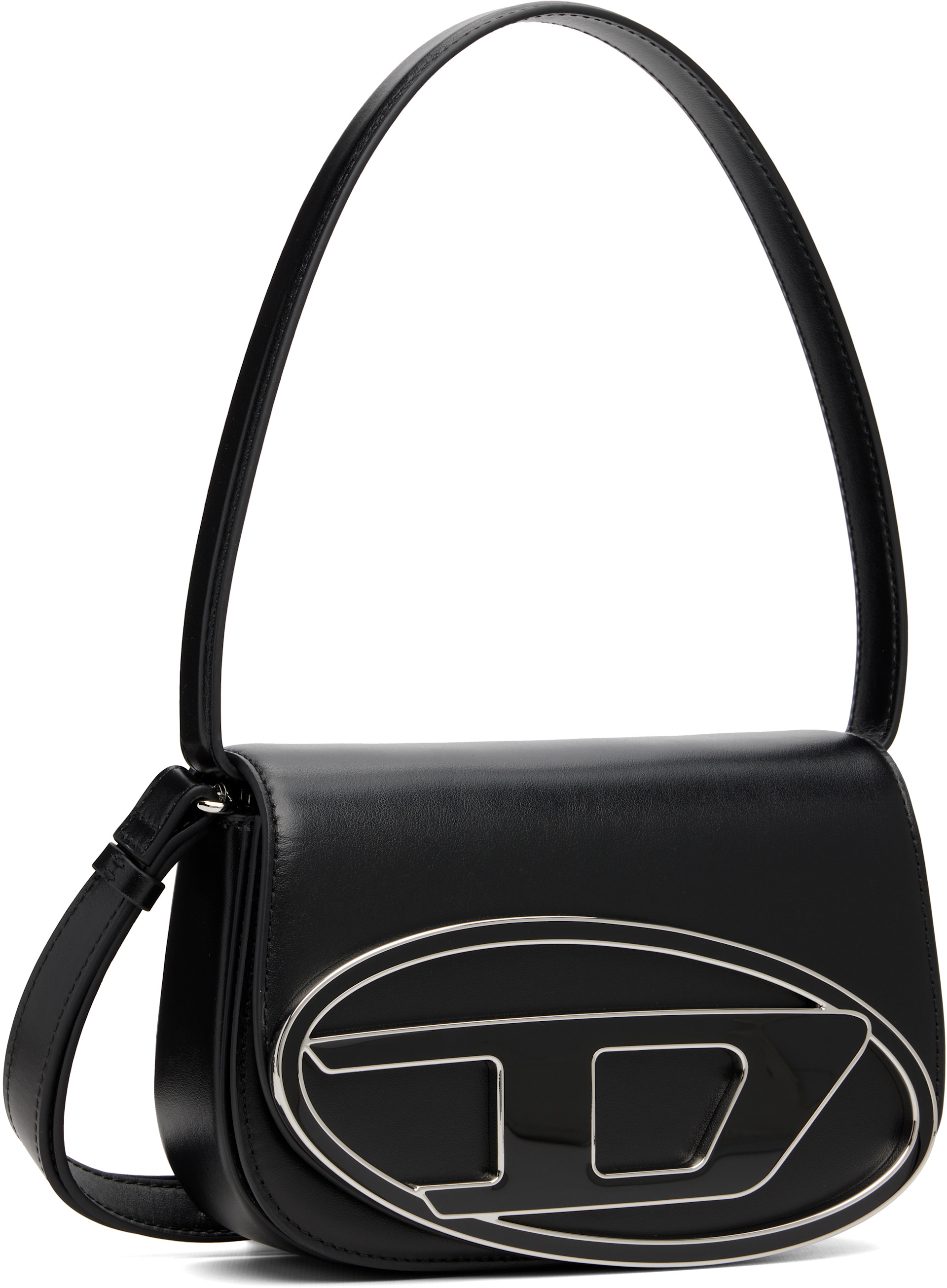 DIESEL 1DR ショルダーバッグ ブラック Diesel: ブラック 1DR-Iconic ショルダーバッグ | SSENSE 日本