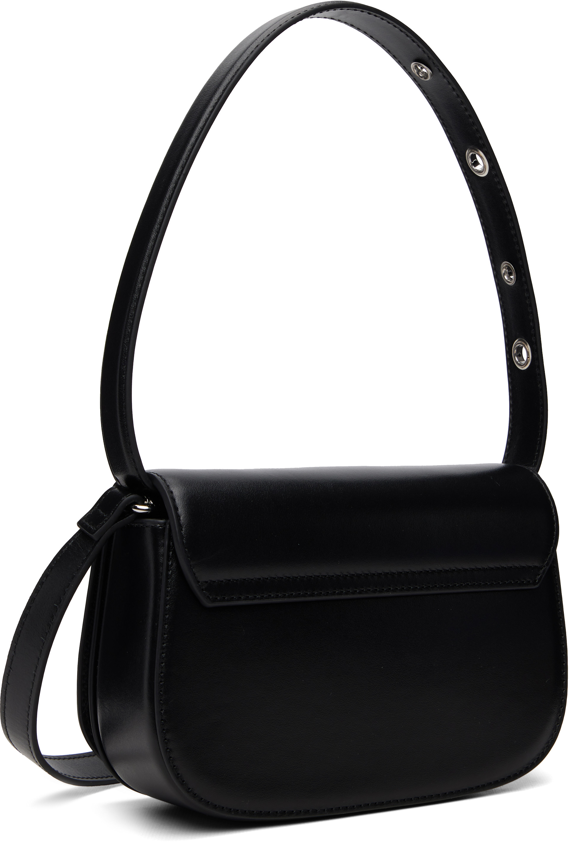 Diesel: ブラック 1DR Iconic Handle Charms ショルダーバッグ