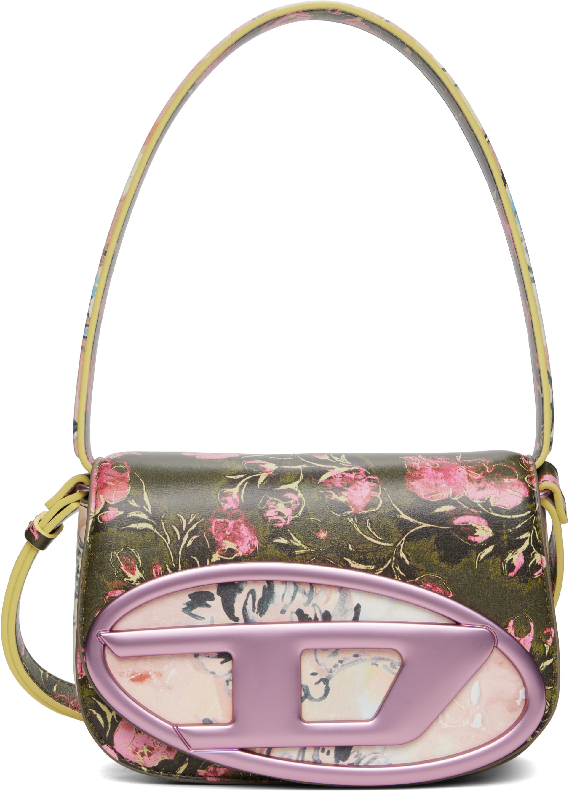 Diesel: Khaki 1DR-Iconic Shoulder Bag | SSENSE