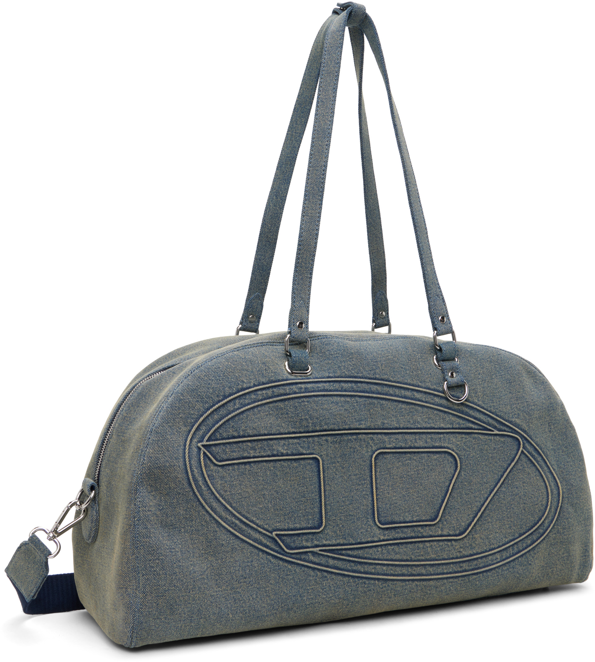 Diesel - Cabas Dome bleu à logo 1DR