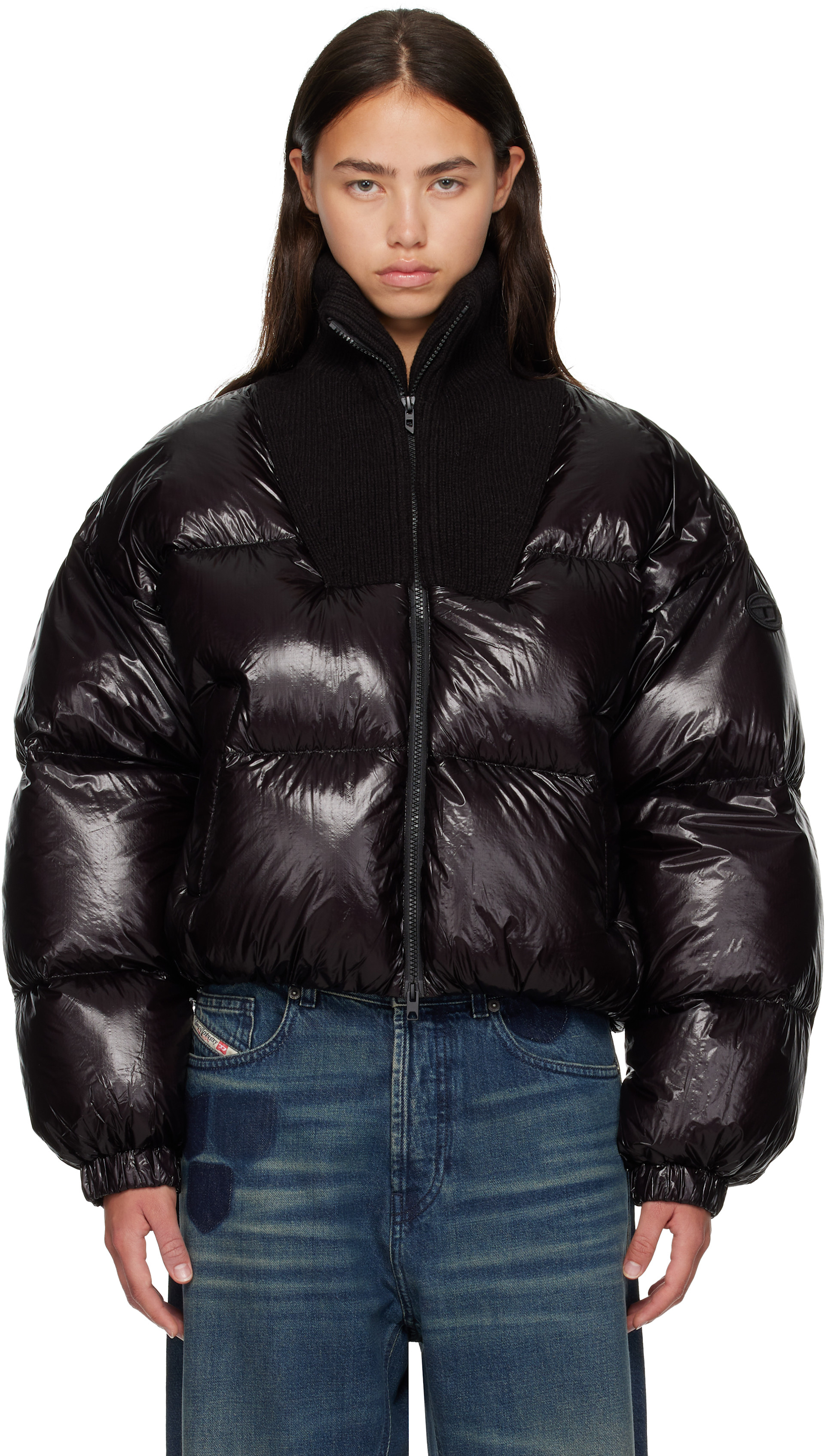 Diesel - Black Puffer Down Jacket