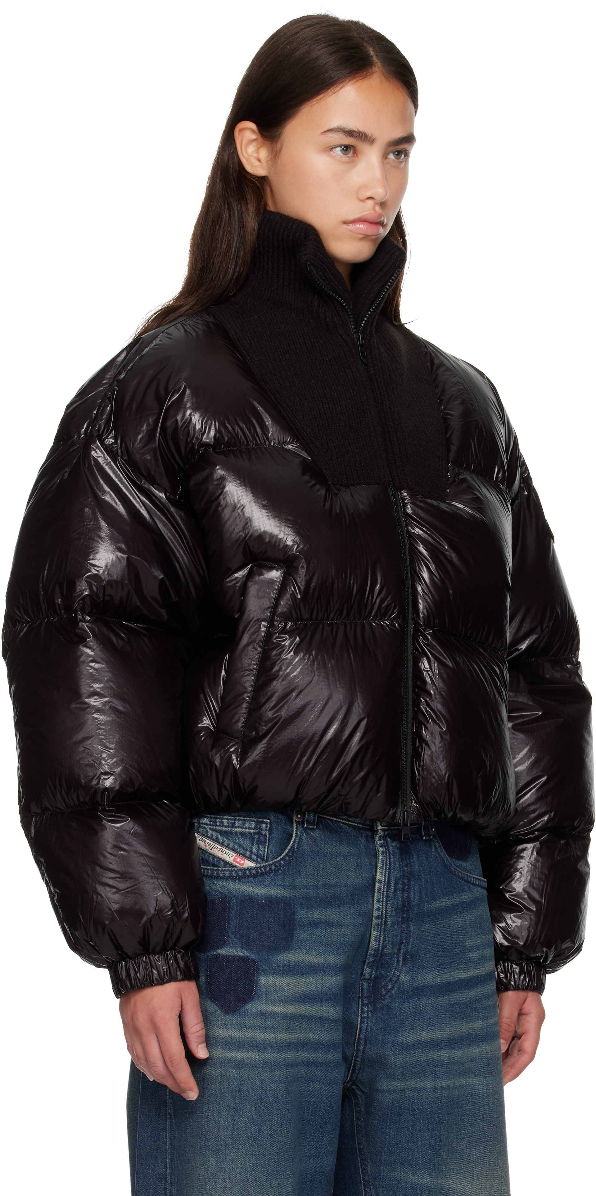 Diesel - Black Puffer Down Jacket