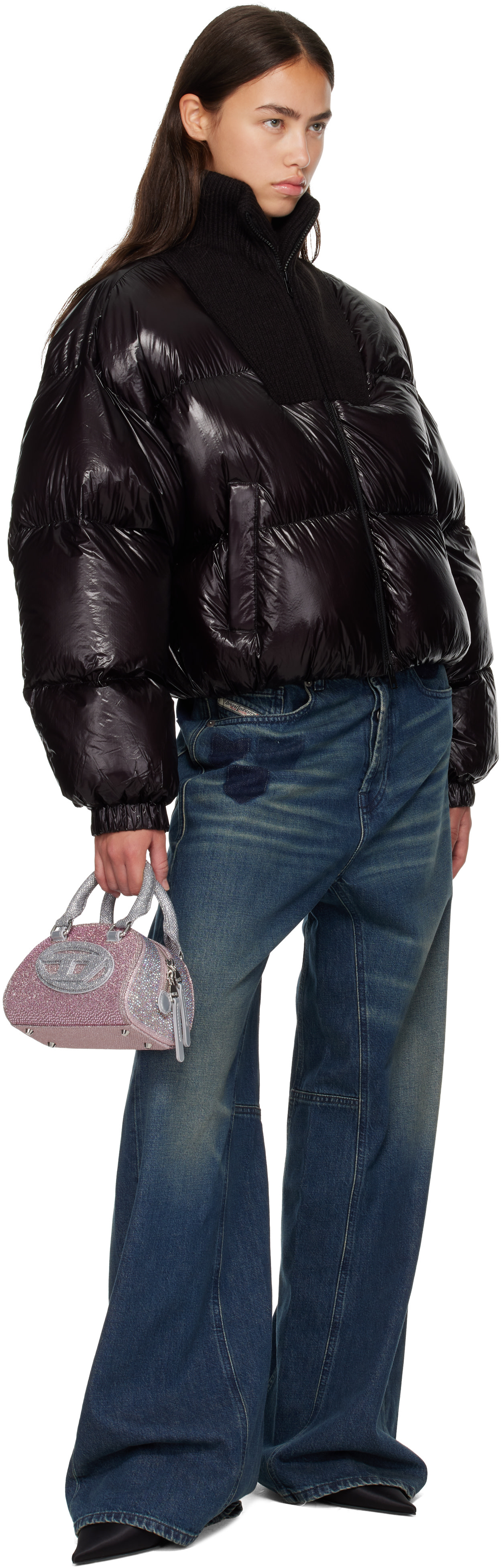 Diesel - Black Puffer Down Jacket