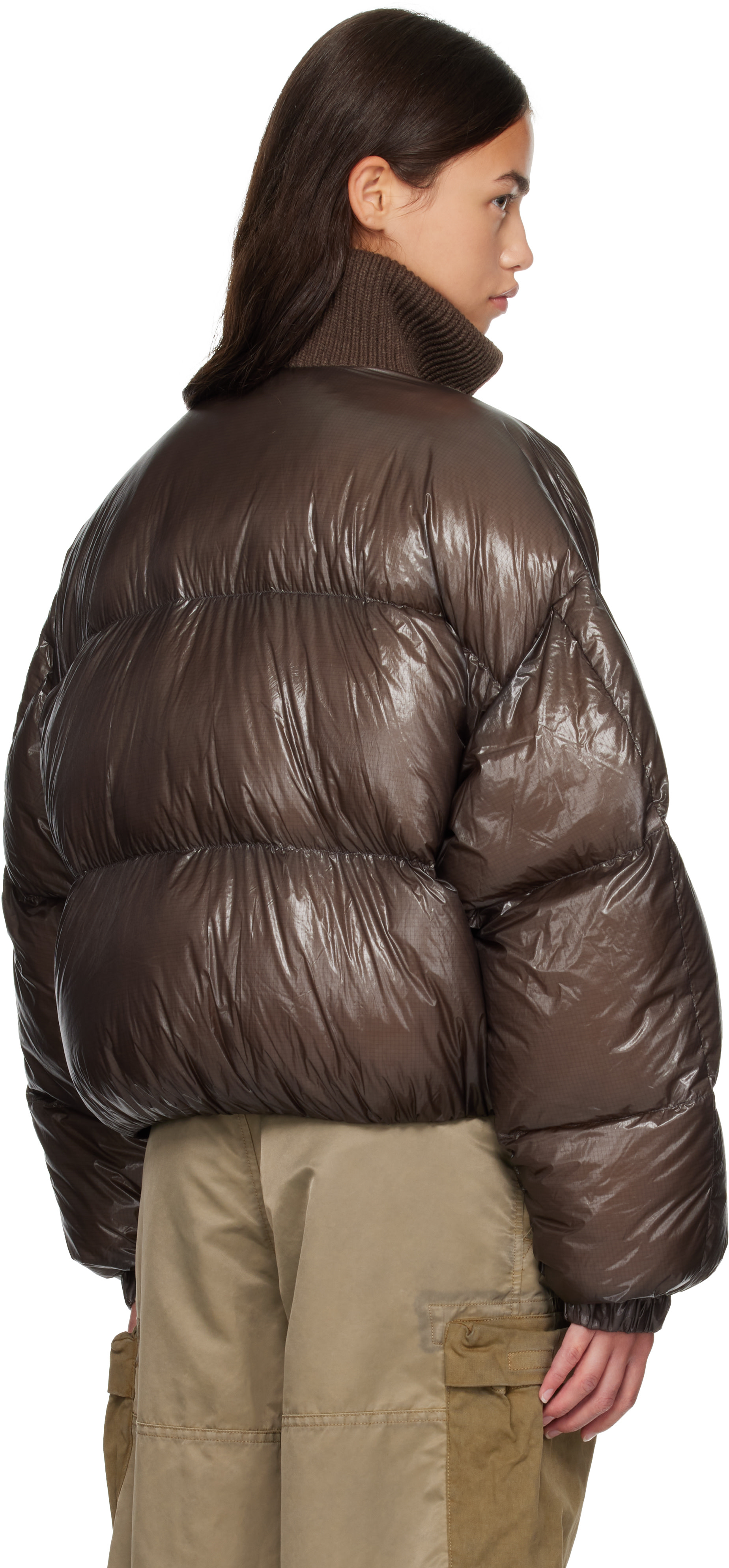 Diesel - Brown Puffer Down Jacket