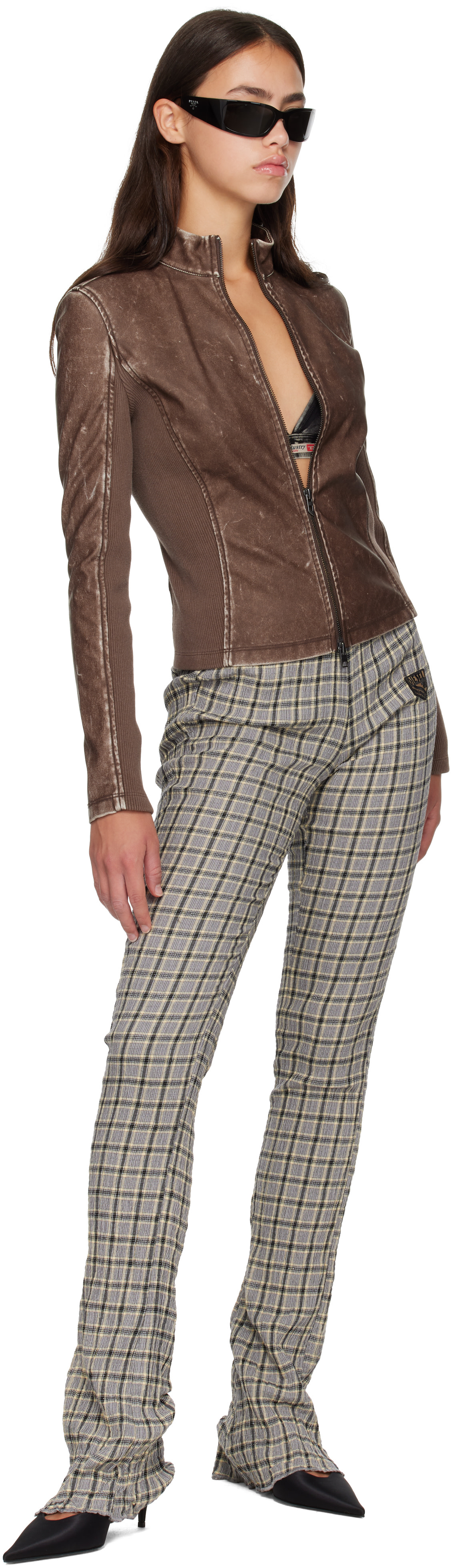 Diesel - Brown Biker Jacket
